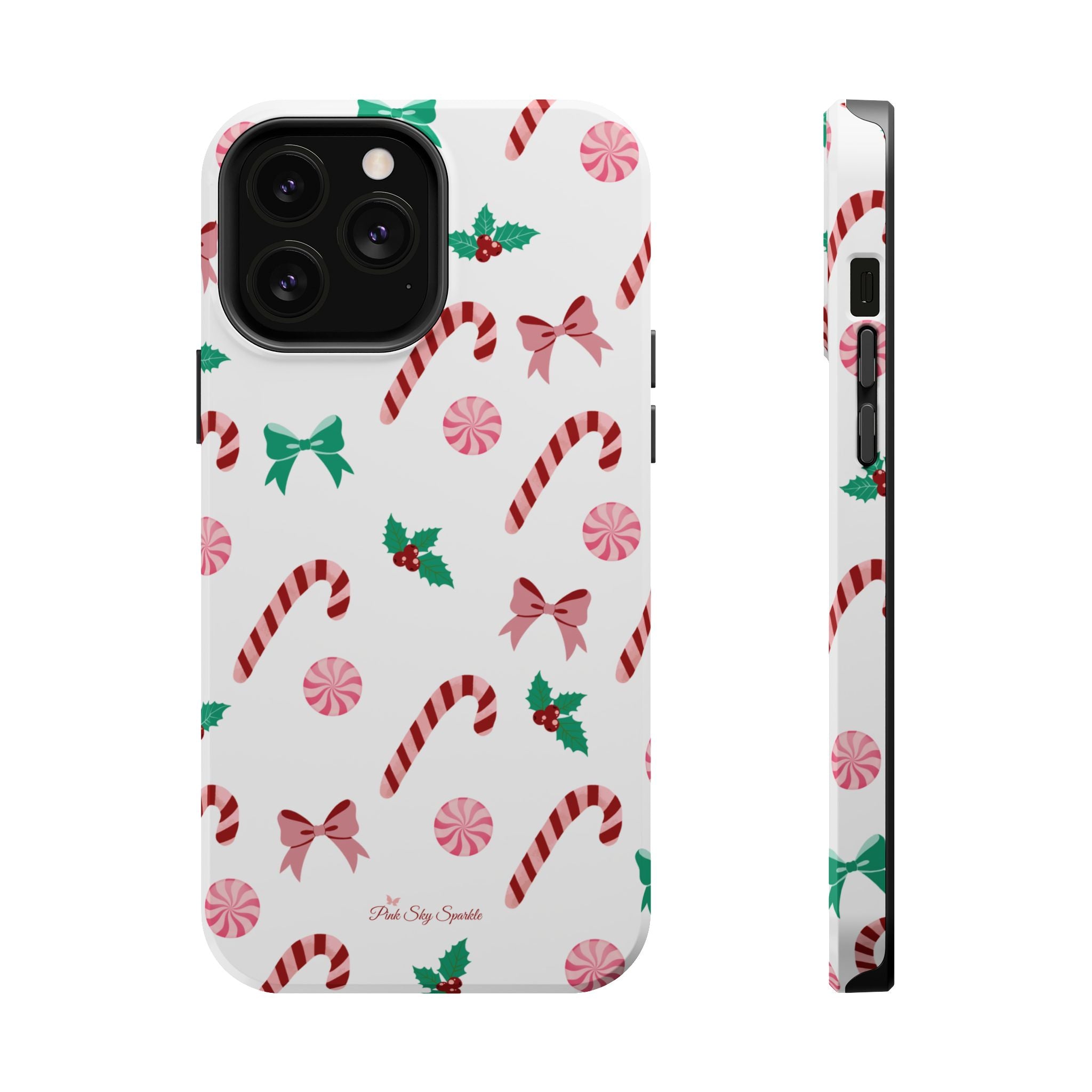 Candy Cane Lane Magnetic iPhone Case – Sweet Holiday Edition