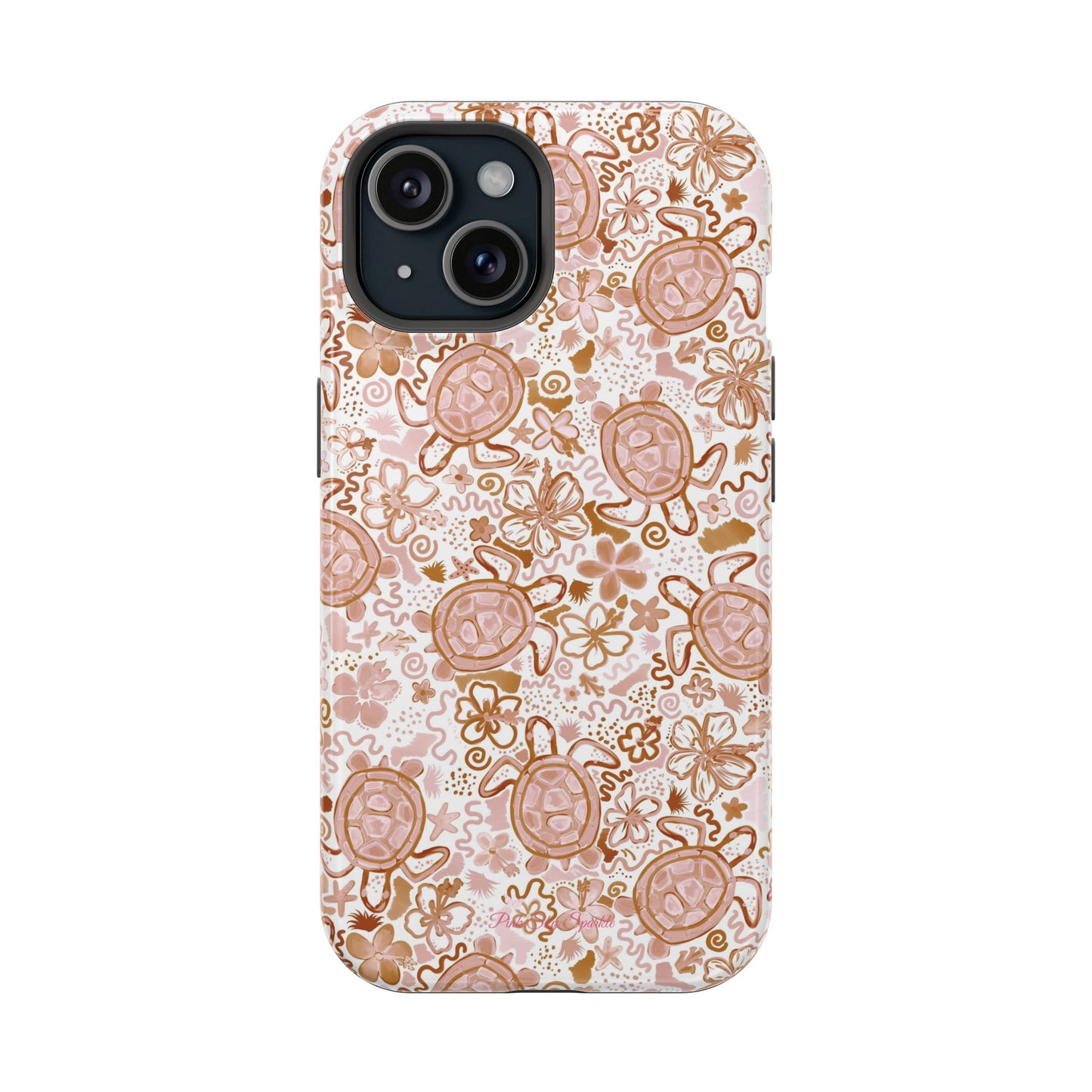 Funda magnética para iPhone Turtle Time – Boho Chic