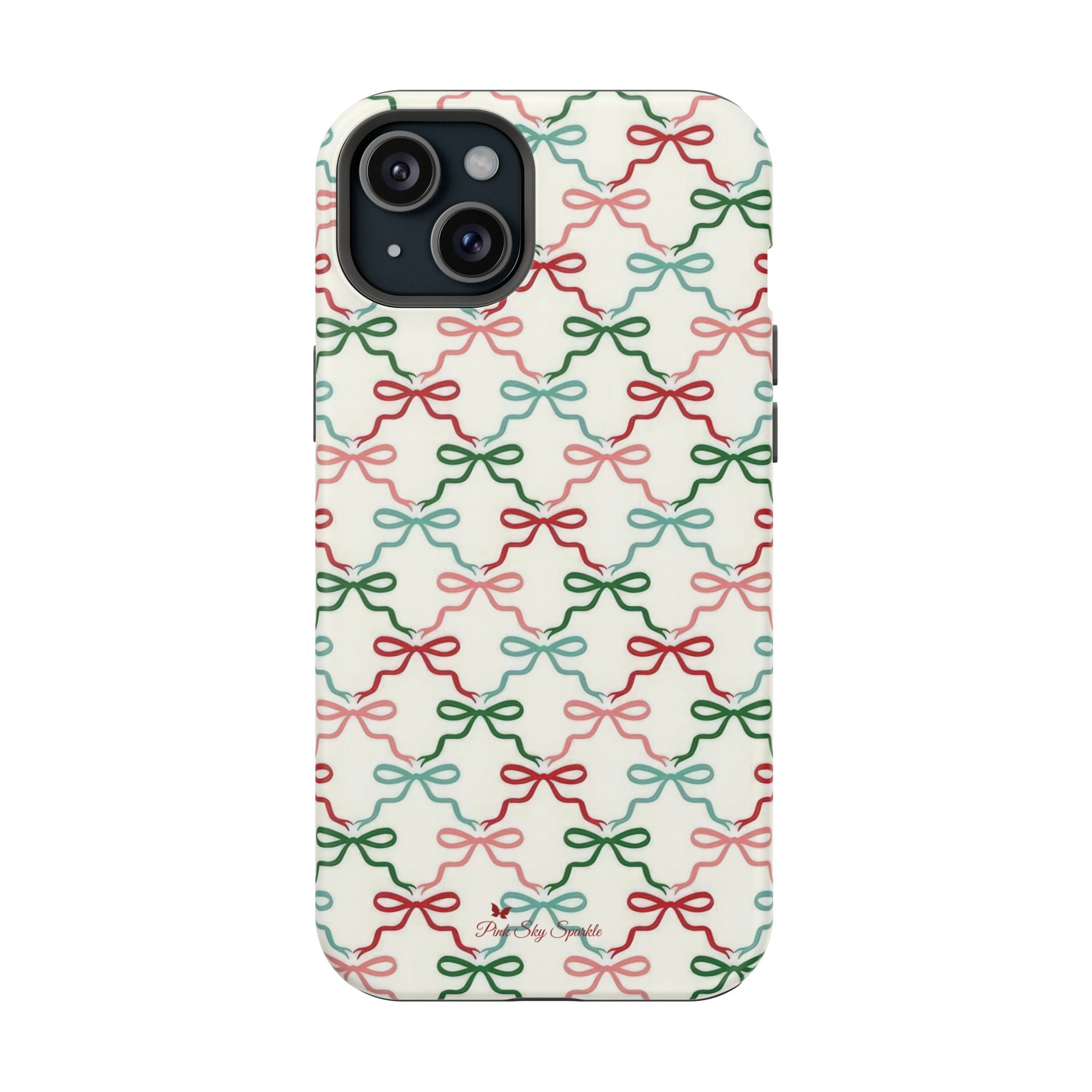Festive Bows Magnetic iPhone Case