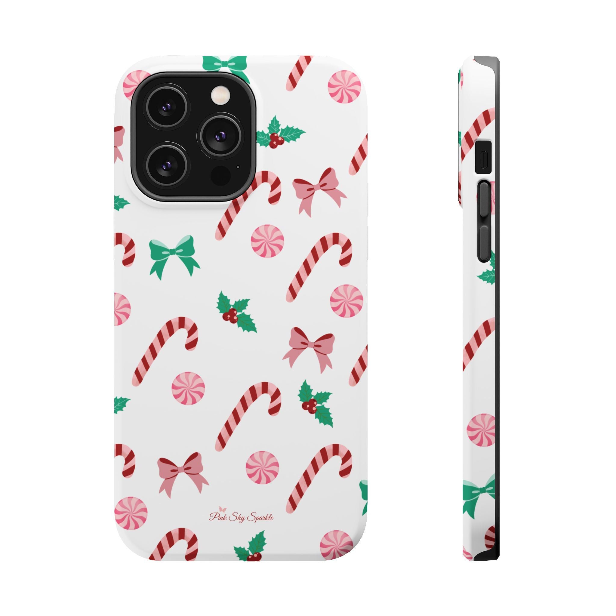 Candy Cane Lane Magnetic iPhone Case – Sweet Holiday Edition