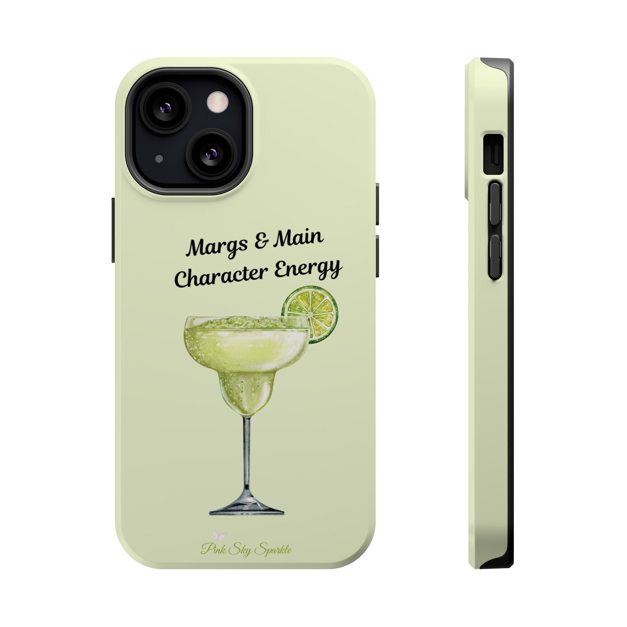 Margs & Main Character Energy Magnetic iPhone Case - Margarita Vibes Phone Case