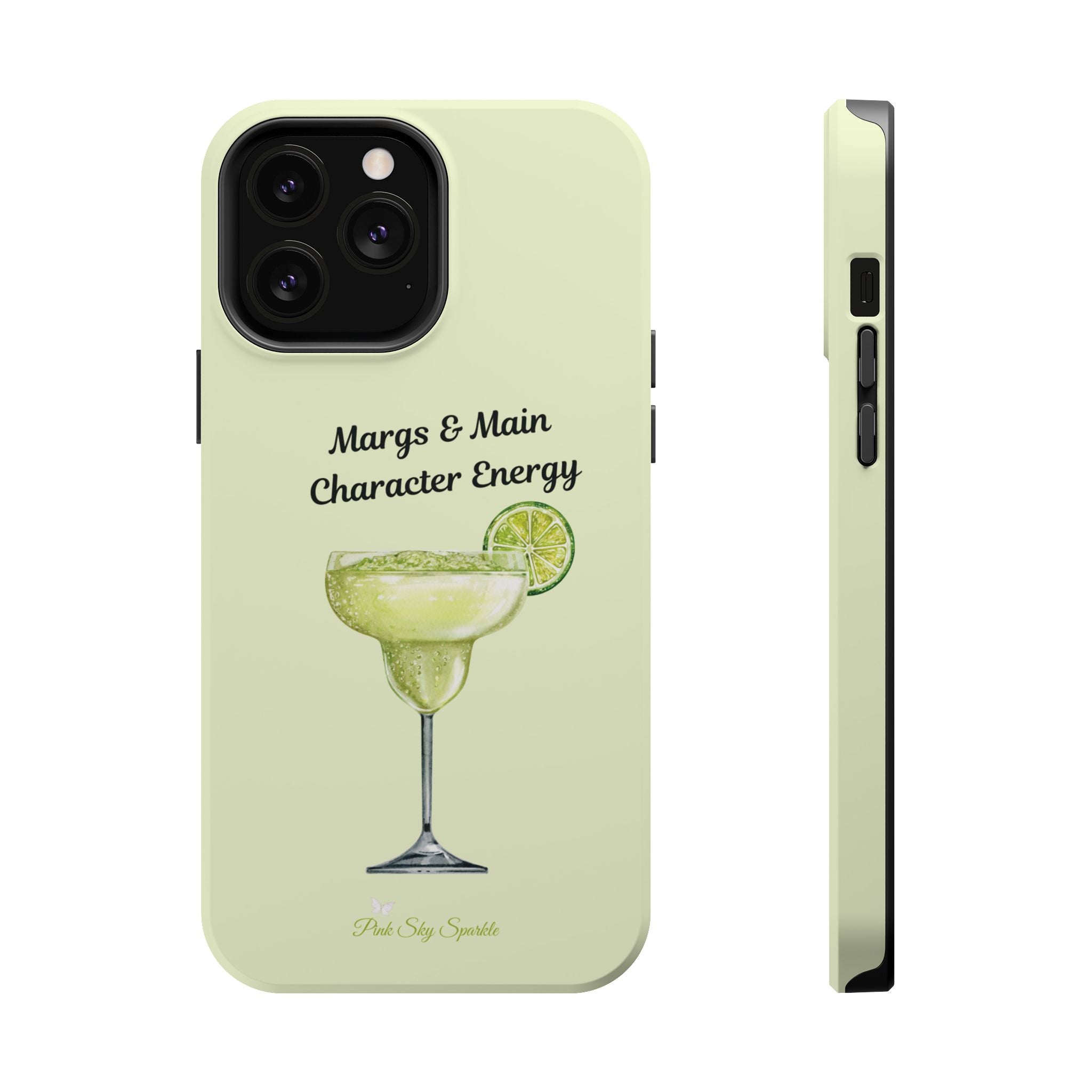 Margs & Main Character Energy Magnetic iPhone Case - Margarita Vibes Phone Case