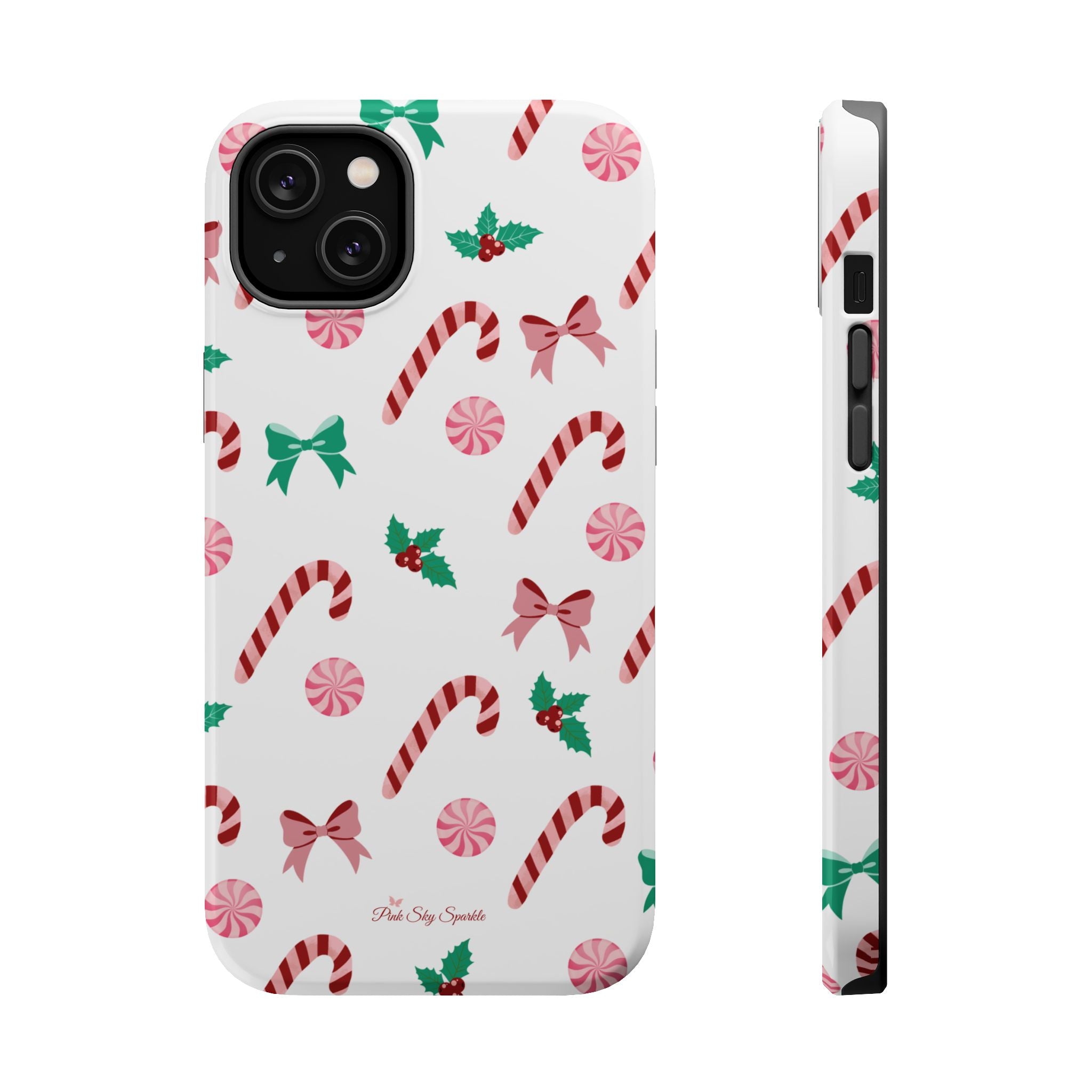 Candy Cane Lane Magnetic iPhone Case – Sweet Holiday Edition