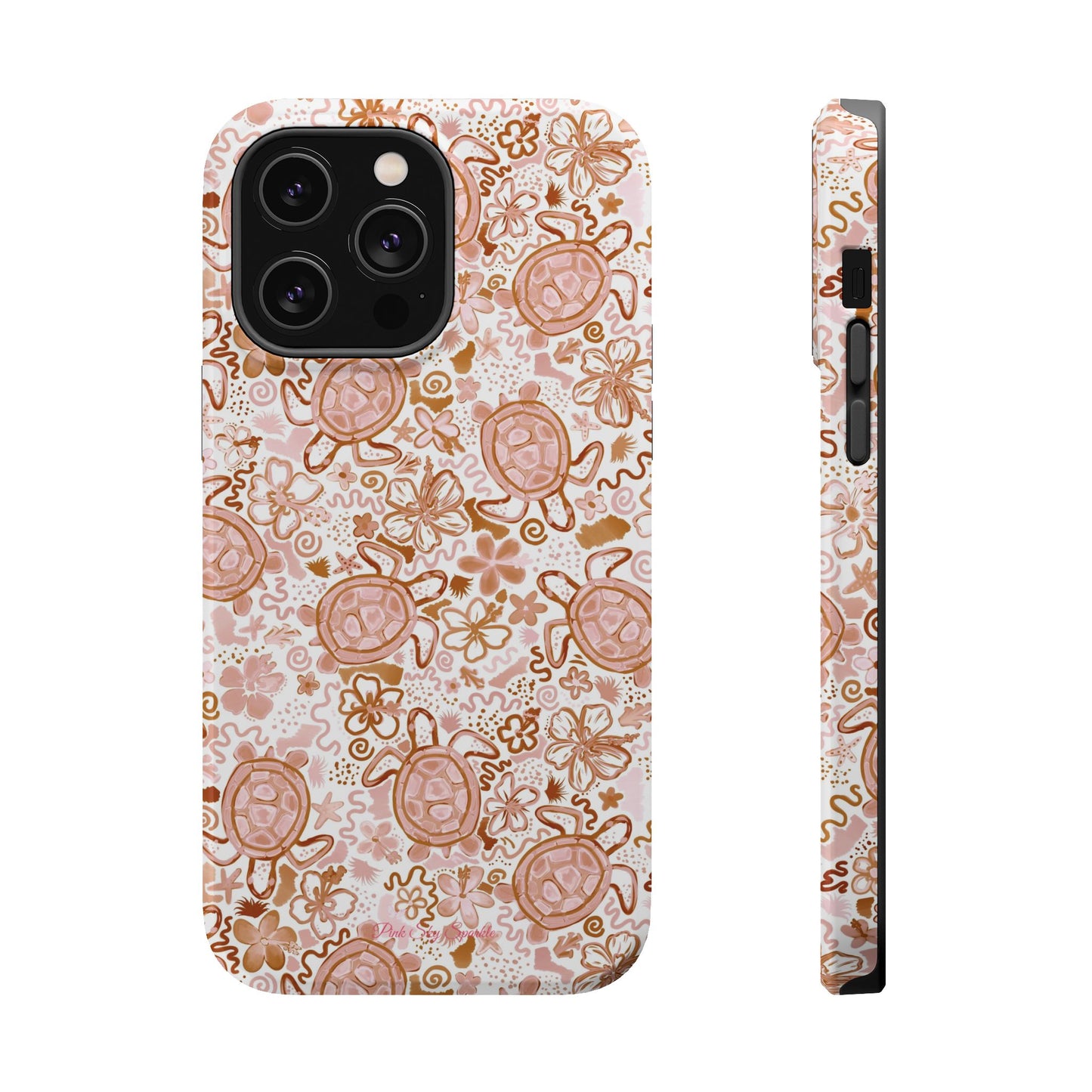 Funda magnética para iPhone Turtle Time – Boho Chic