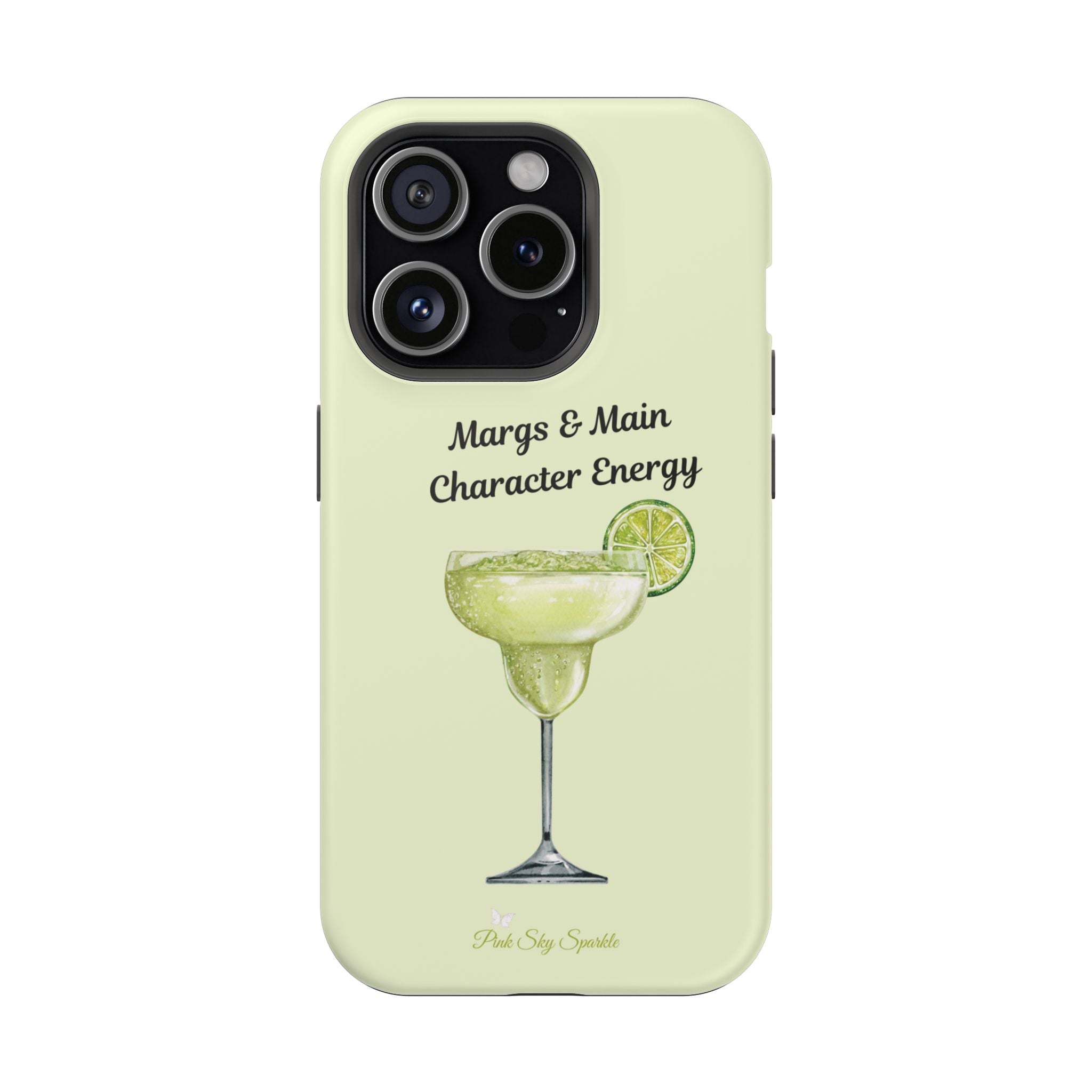 Margs & Main Character Energy Magnetic iPhone Case - Margarita Vibes Phone Case