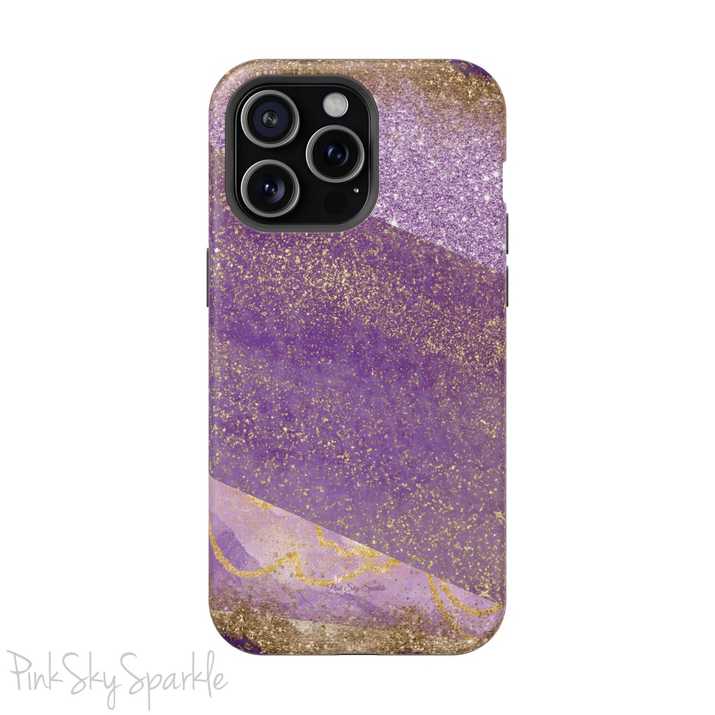 Amethyst Sparkle Magnetic iPhone Case