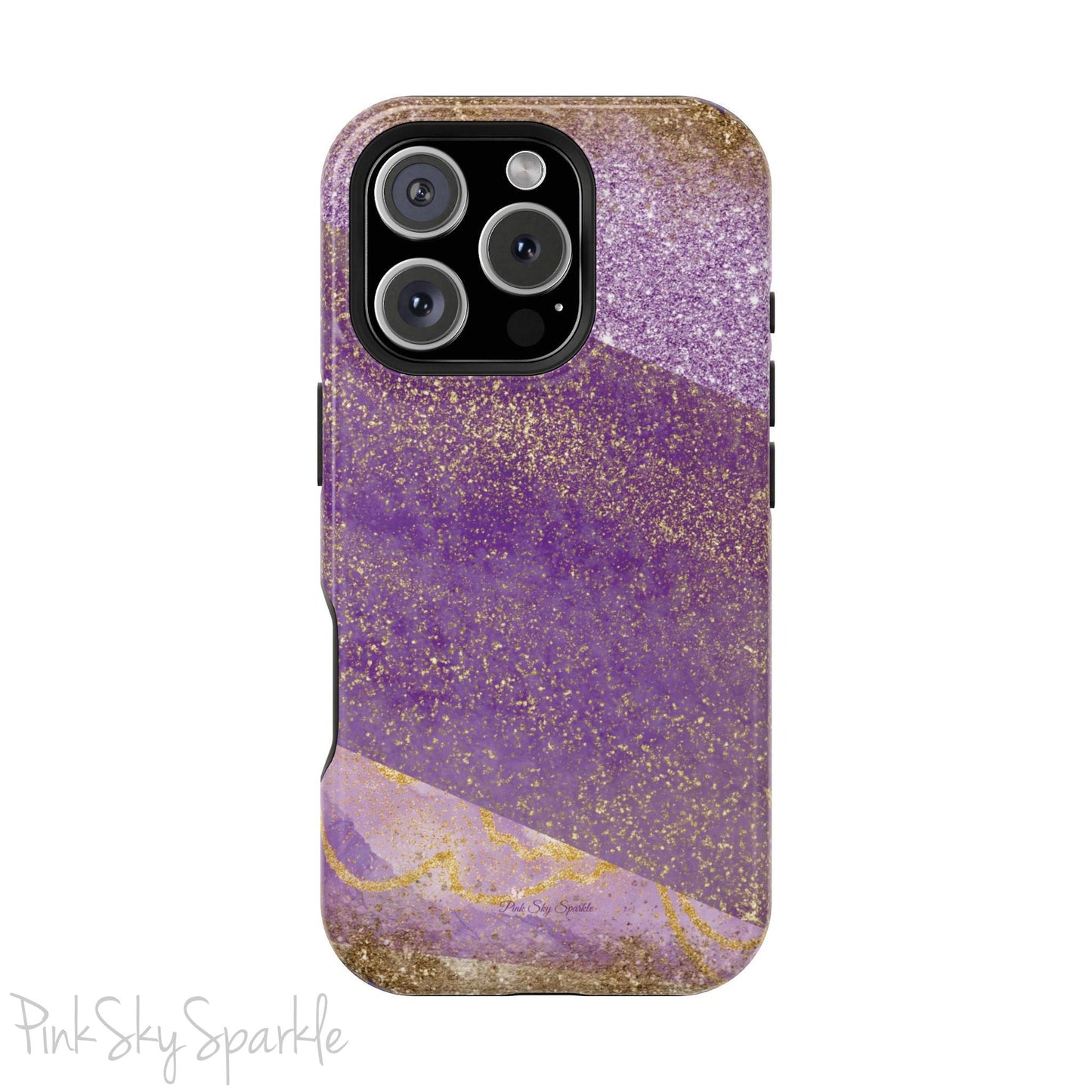 Amethyst Sparkle Magnetic iPhone Case