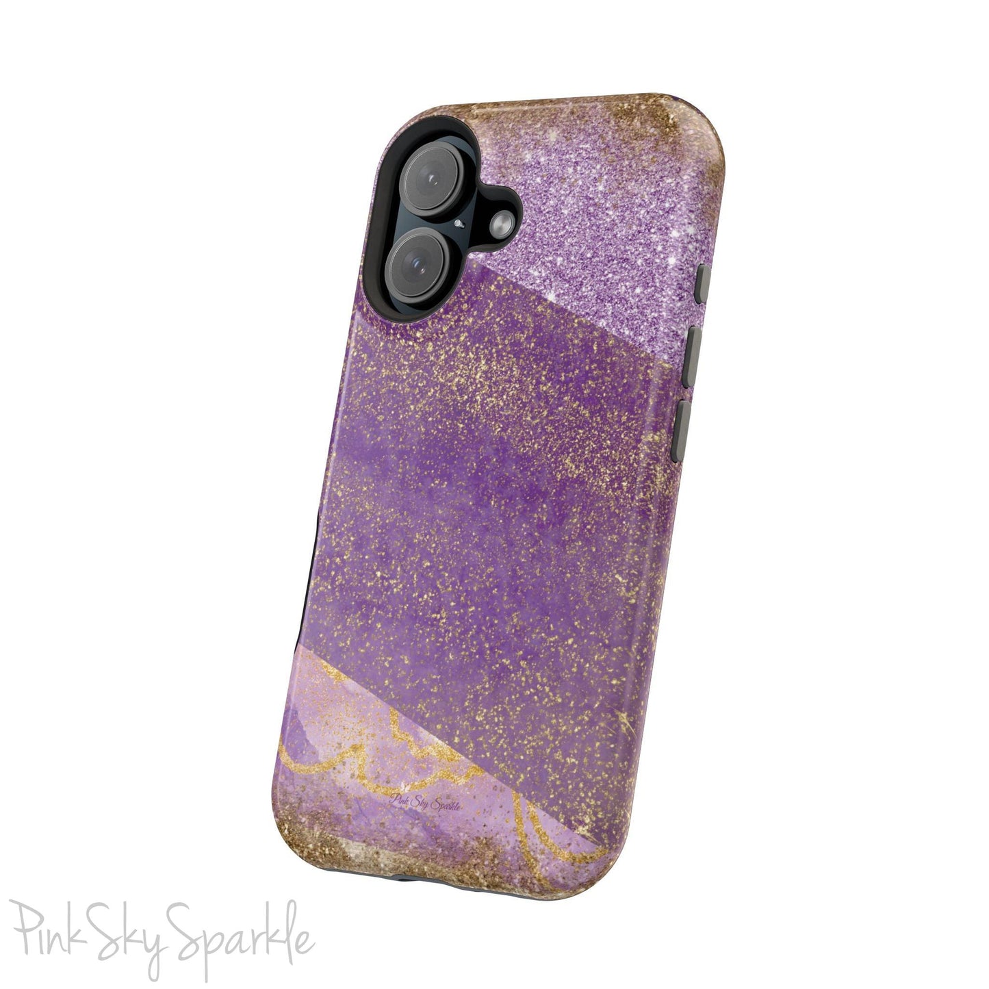 Amethyst Sparkle Magnetic iPhone Case