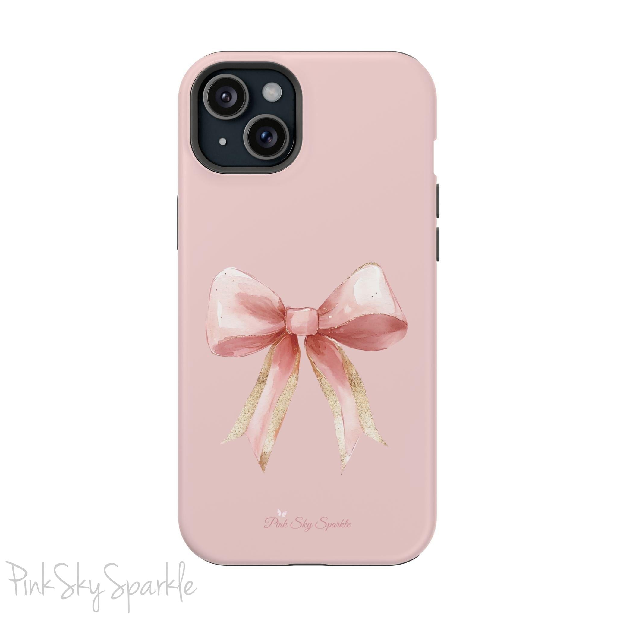 Blush & Gold Coquette Magnetic iPhone Case