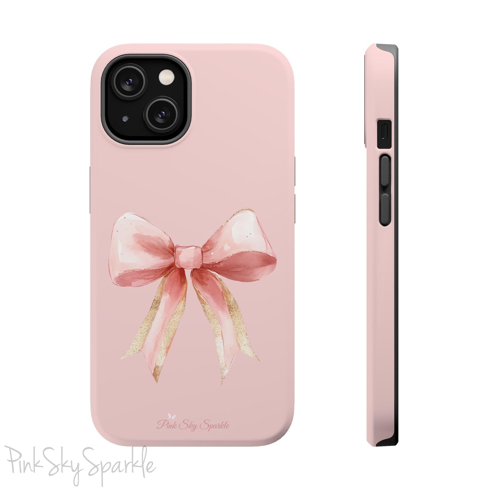 Blush & Gold Coquette Magnetic iPhone Case