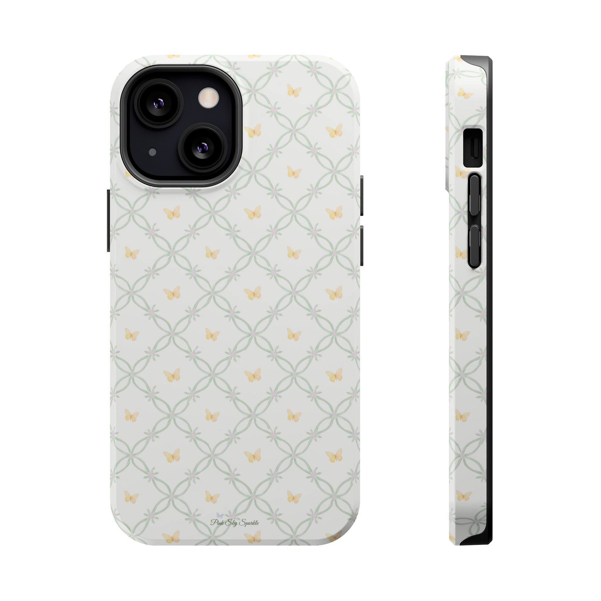 Butterfly Trellis Magnetic iPhone Case