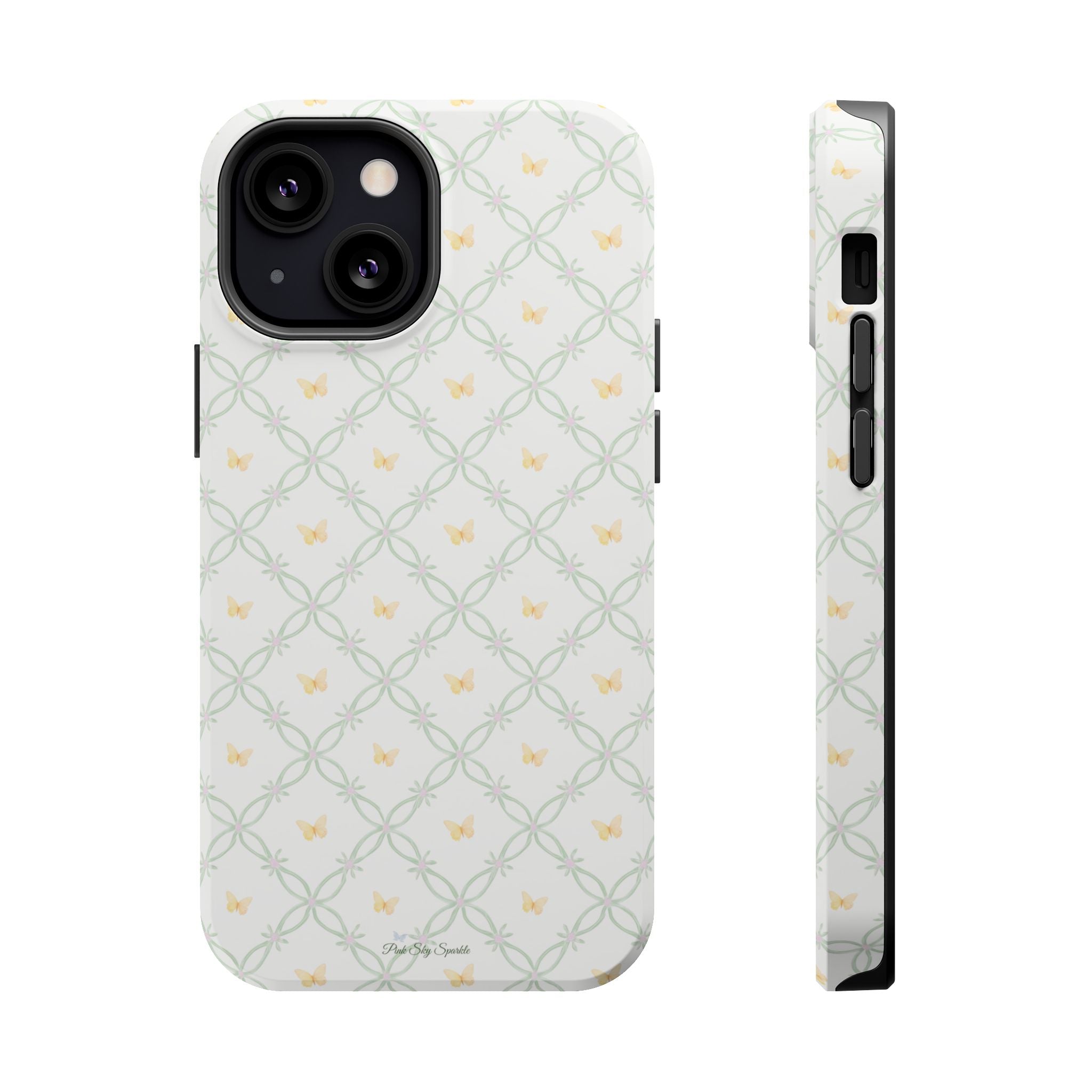 Butterfly Trellis Magnetic iPhone Case
