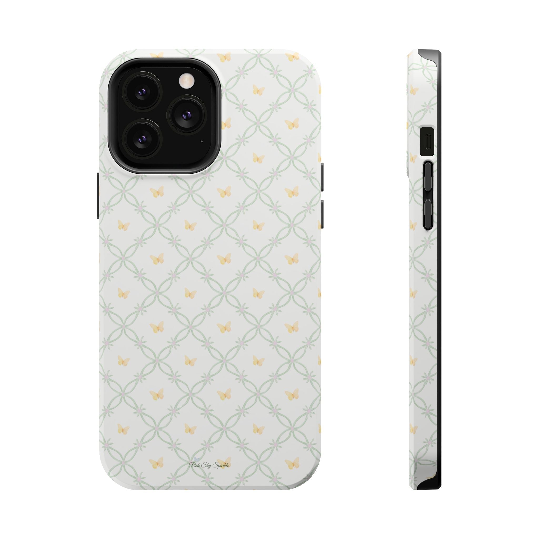 Butterfly Trellis Magnetic iPhone Case