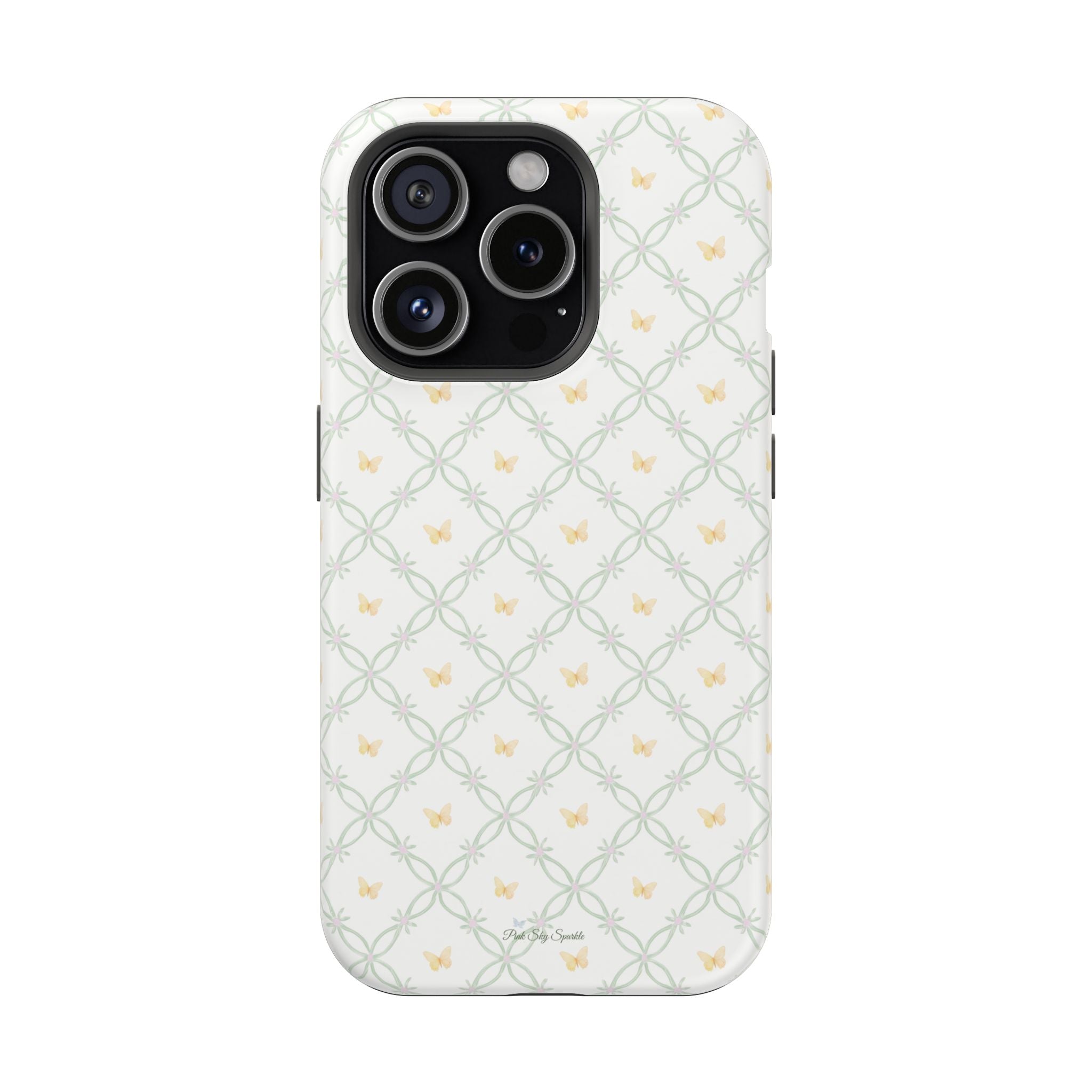 Butterfly Trellis Magnetic iPhone Case