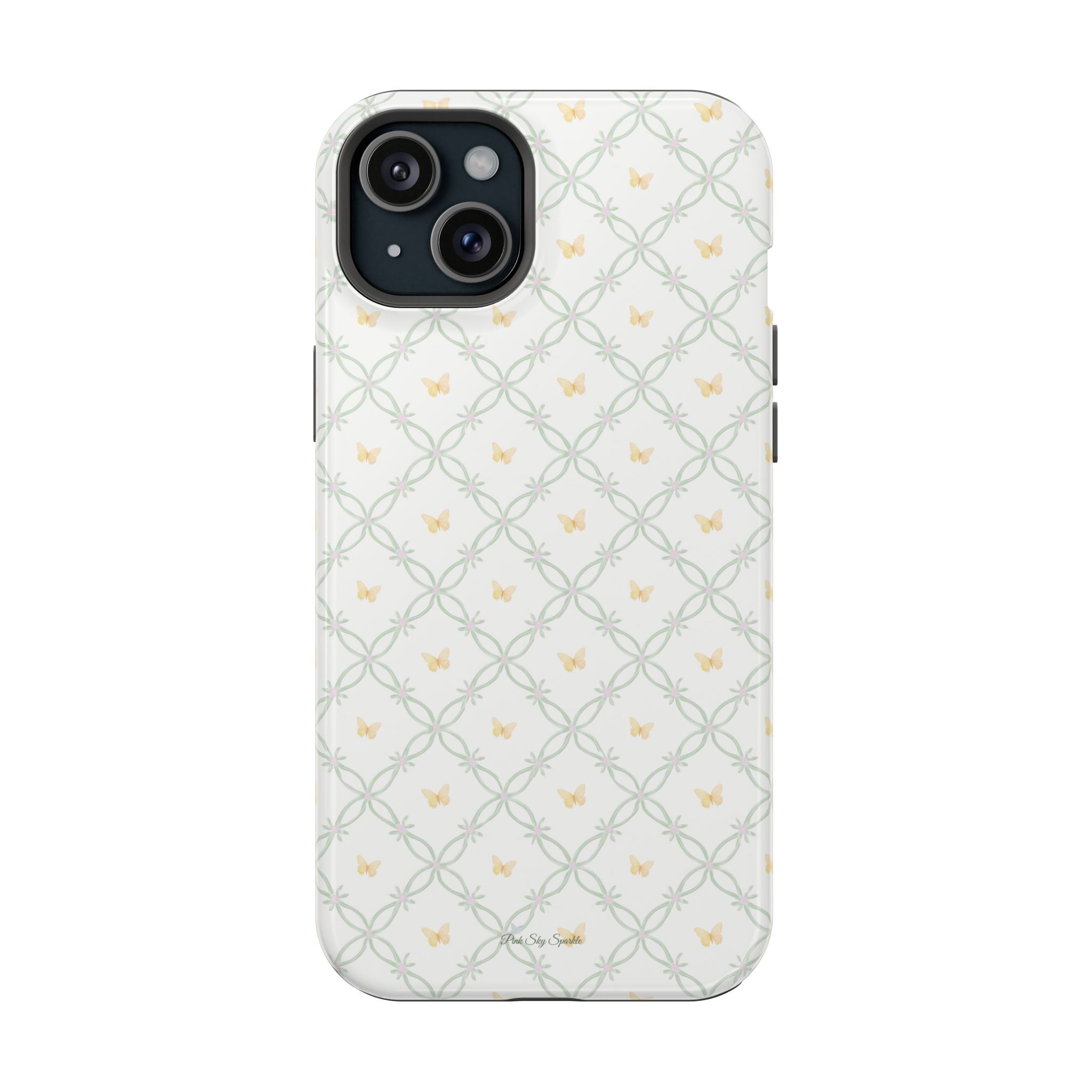 Butterfly Trellis Magnetic iPhone Case