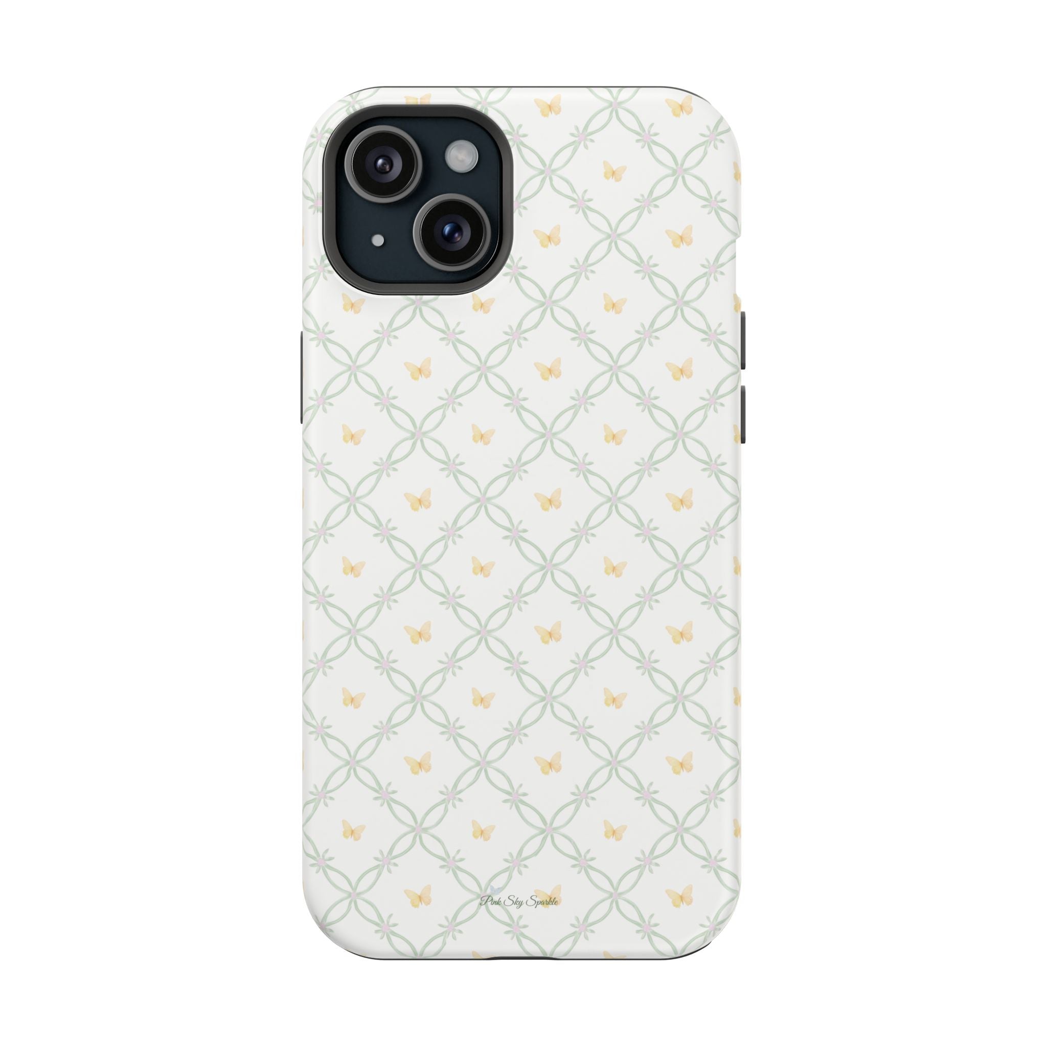 Butterfly Trellis Magnetic iPhone Case