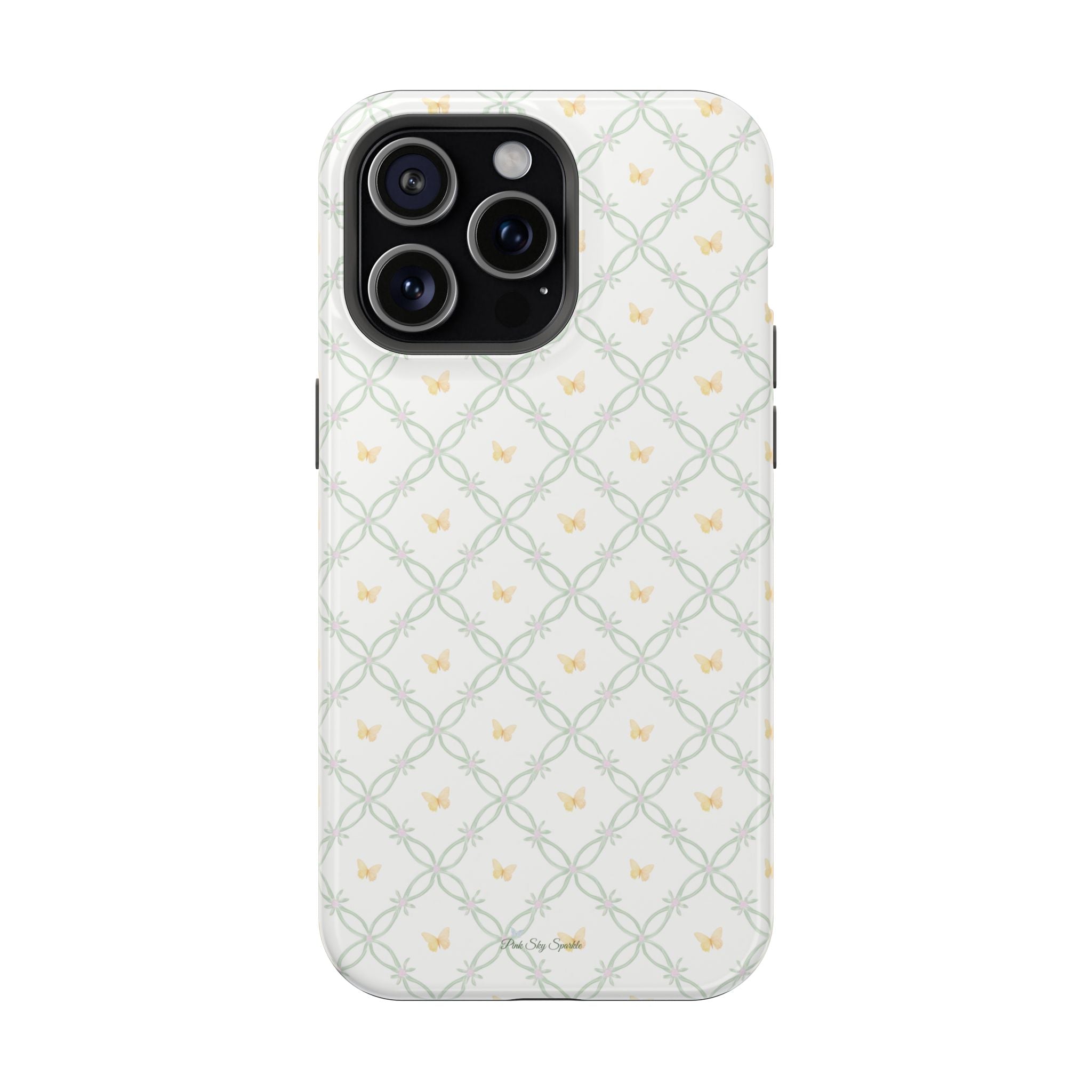 Butterfly Trellis Magnetic iPhone Case