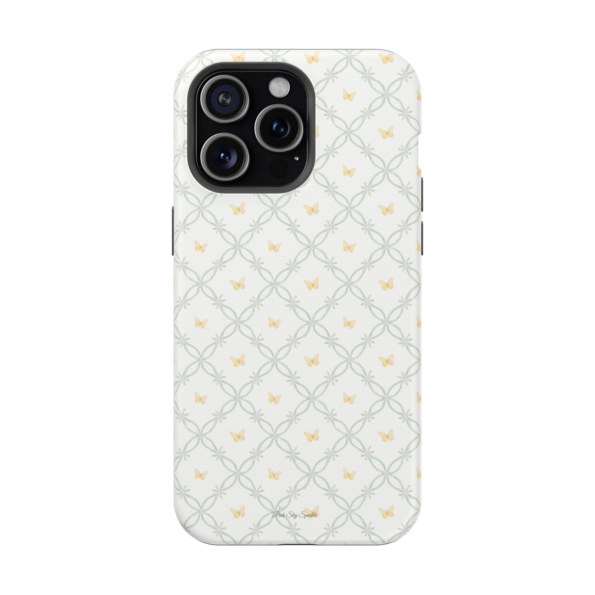 Butterfly Trellis Magnetic iPhone Case