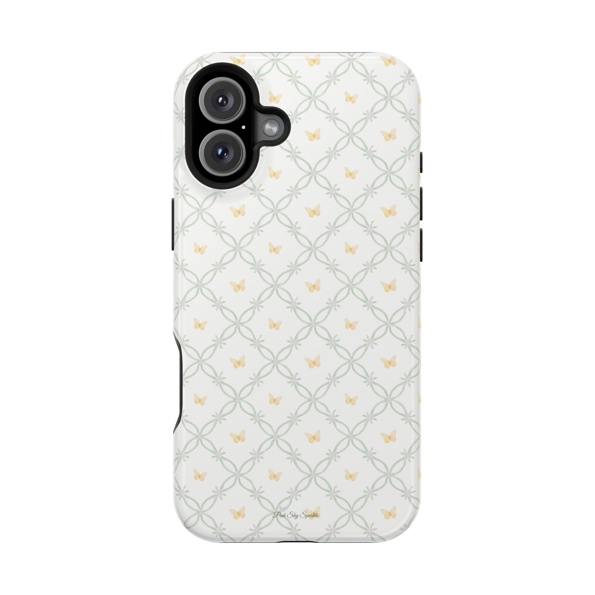 Butterfly Trellis Magnetic iPhone Case
