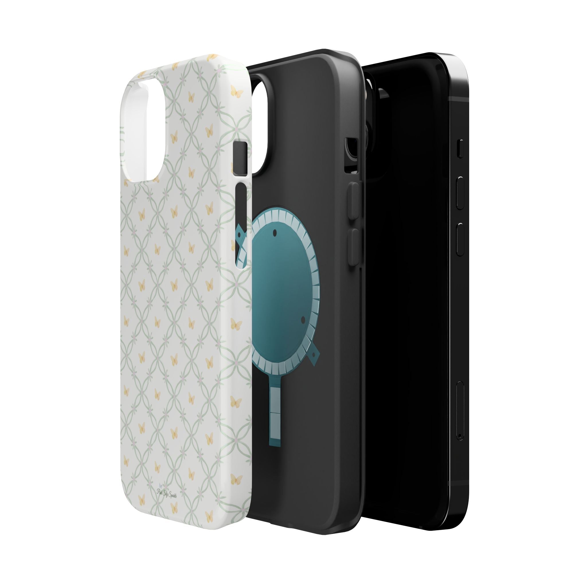 Butterfly Trellis Magnetic iPhone Case