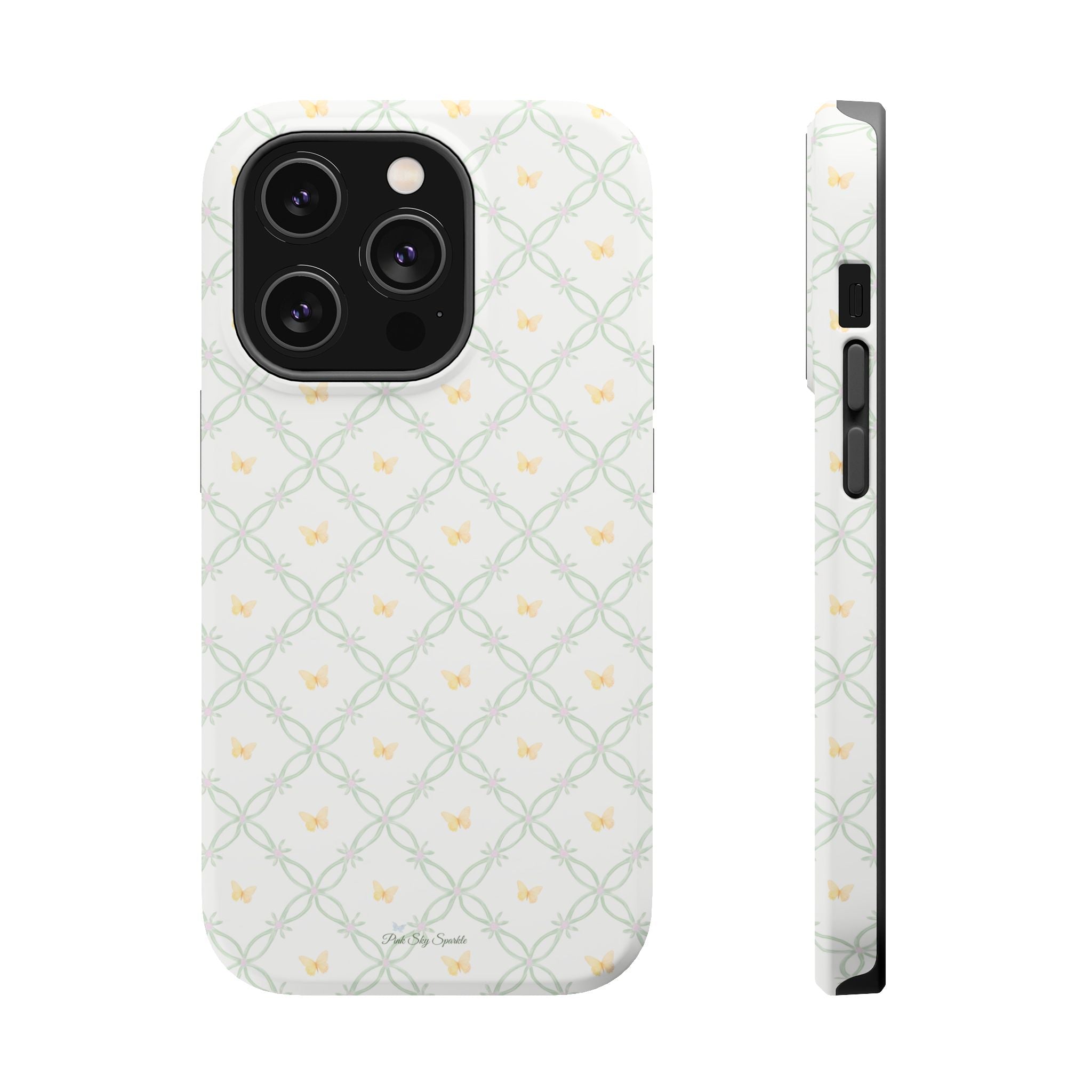 Butterfly Trellis Magnetic iPhone Case