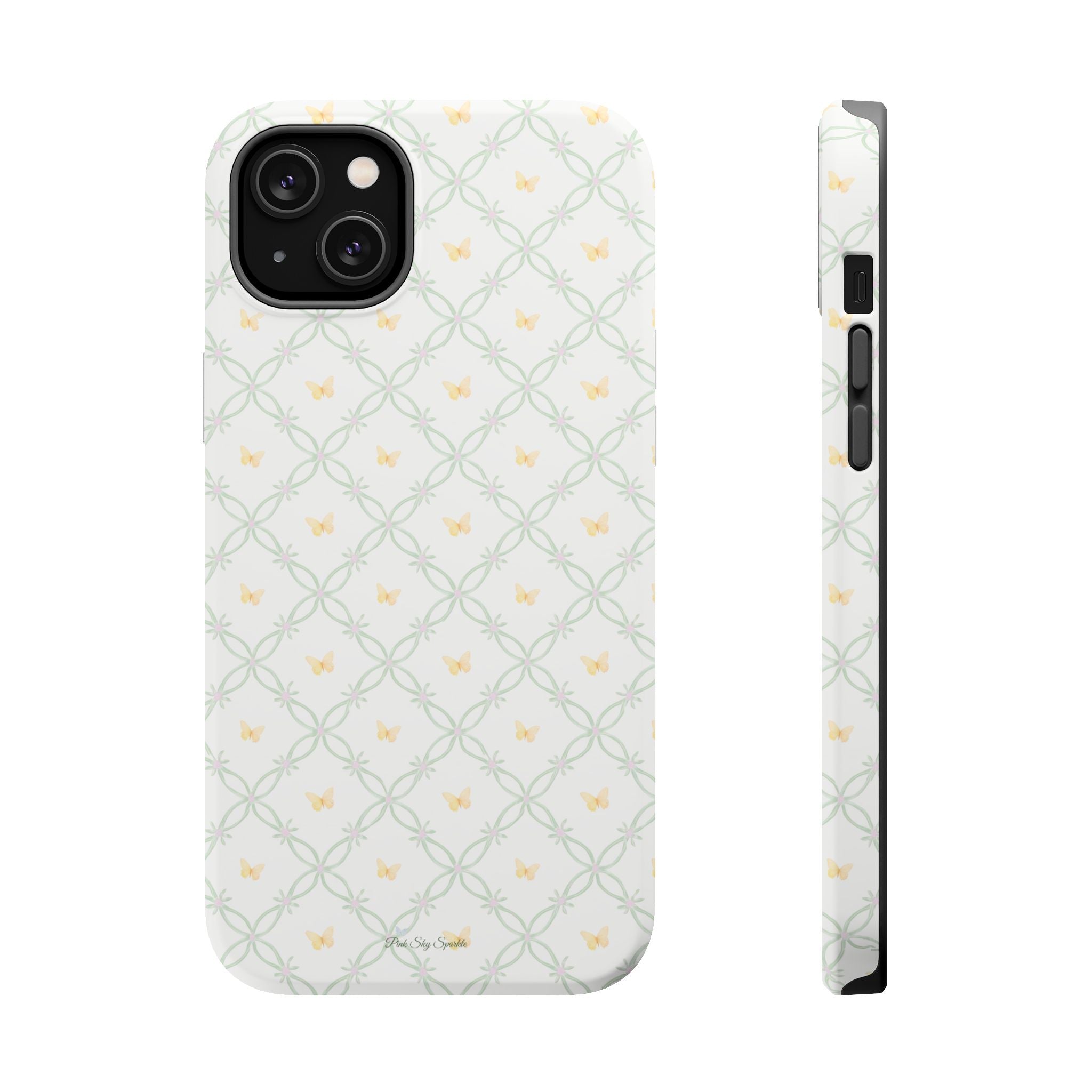 Butterfly Trellis Magnetic iPhone Case