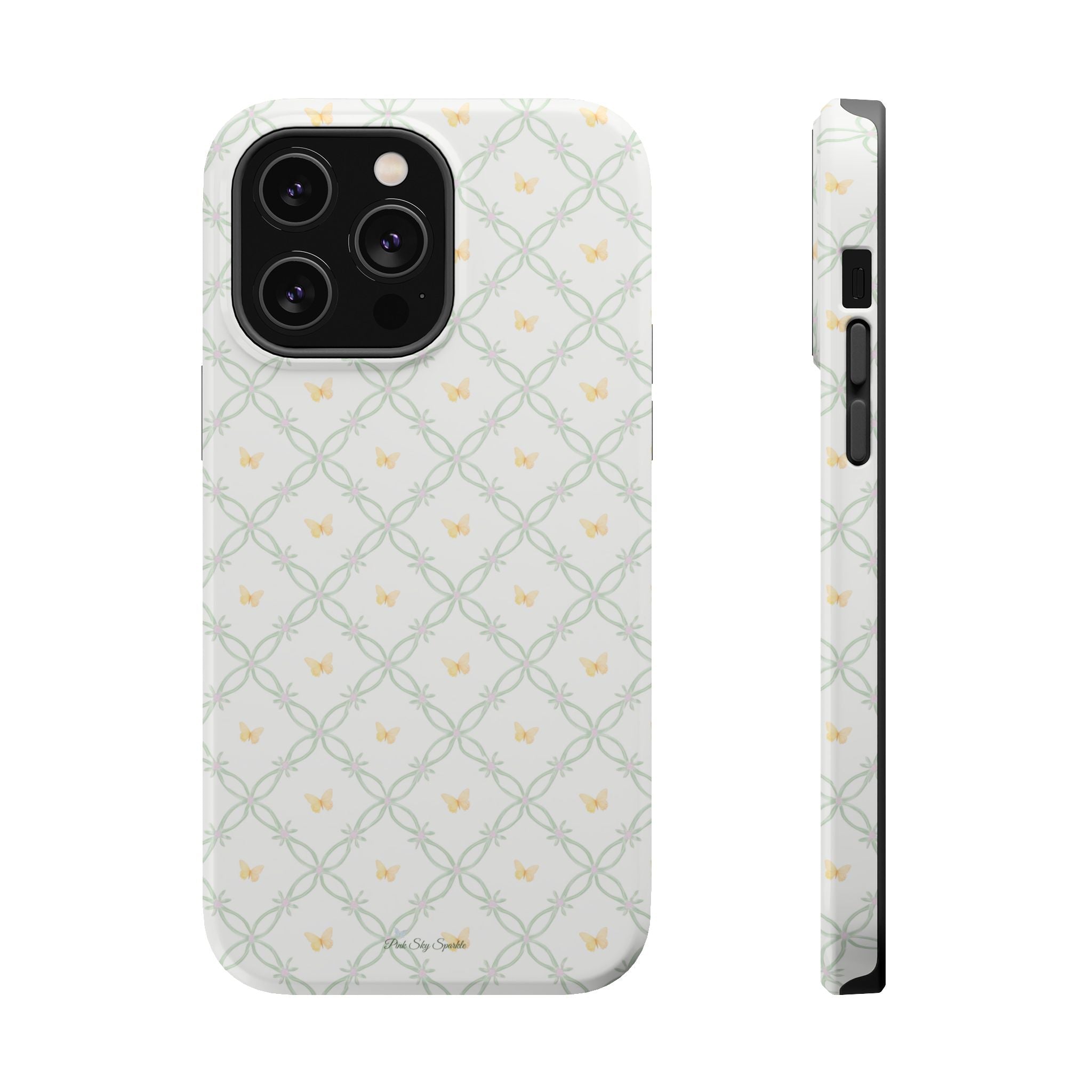 Butterfly Trellis Magnetic iPhone Case