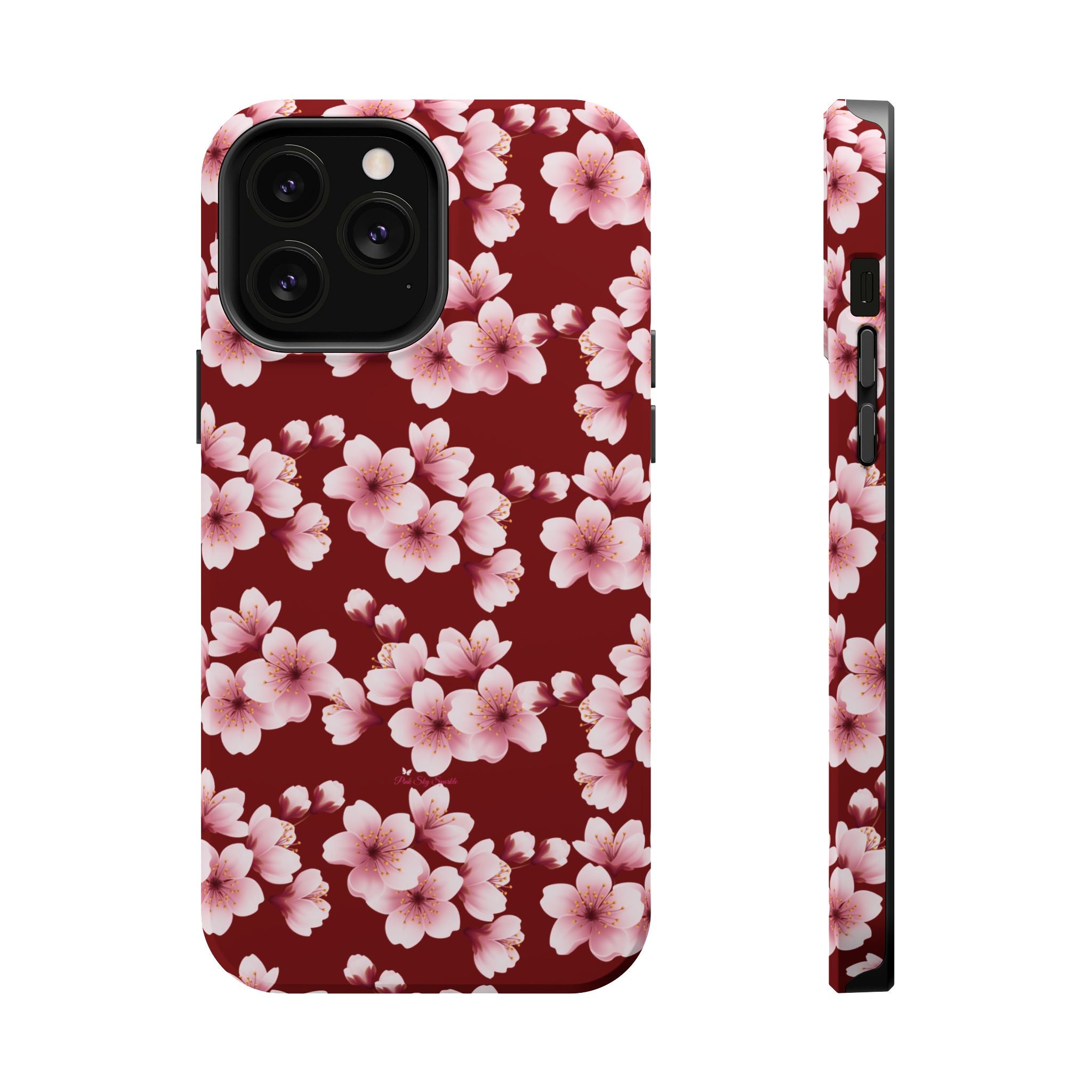 Elegant and dreamy—our Cherry Blossom Dreams Magnetic iPhone Case features delicate pink blossoms that bring a touch of spring to your phone. Designed for both beauty and protection, this case adds a romantic and timeless charm to your everyday essentials.