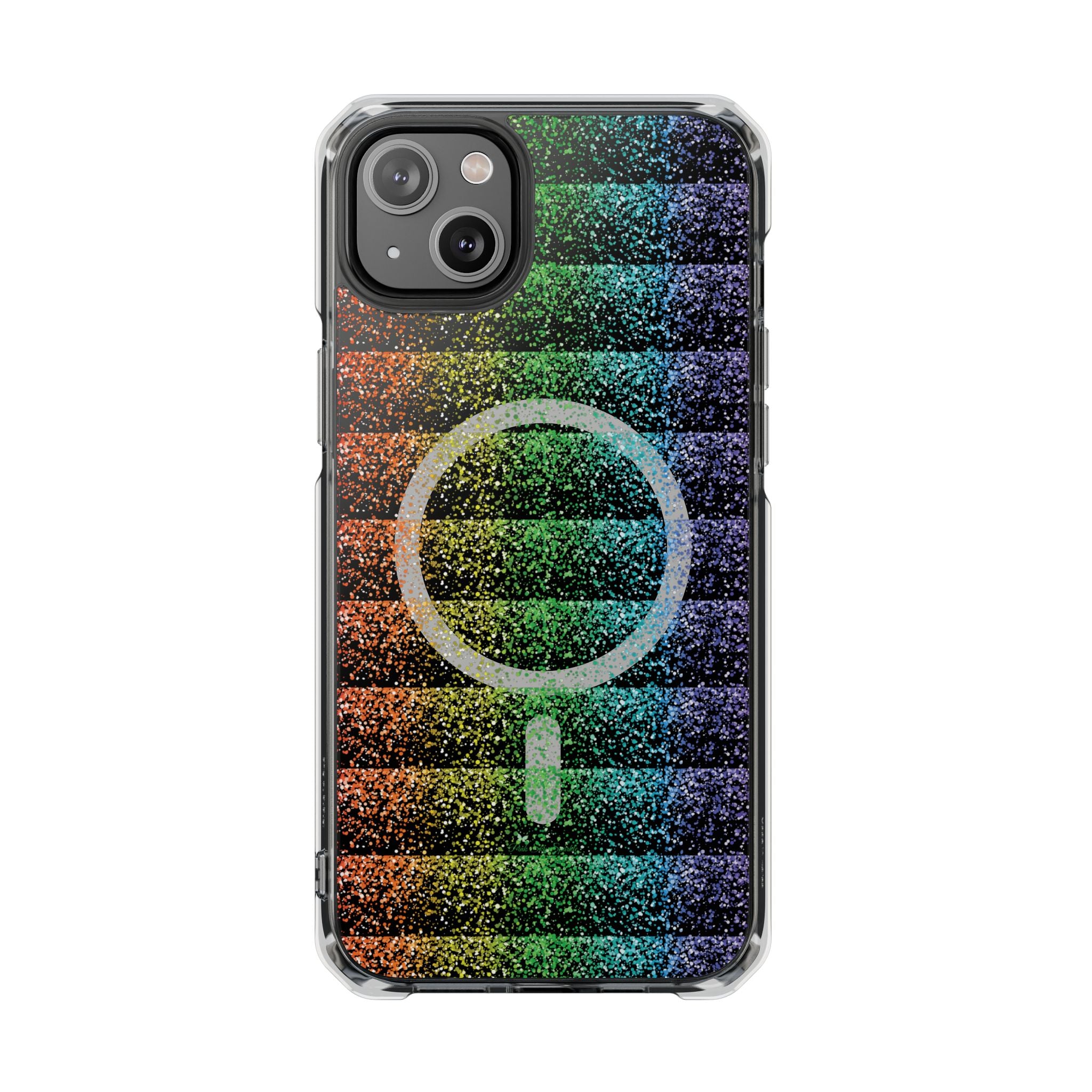 Bright, bold, and full of energy—our Confetti Glow Magnetic Clear Impact iPhone Case features a vibrant rainbow confetti design that pops against your phone. Designed for both style and protection, this case adds a fun, colorful touch while keeping your device safe.