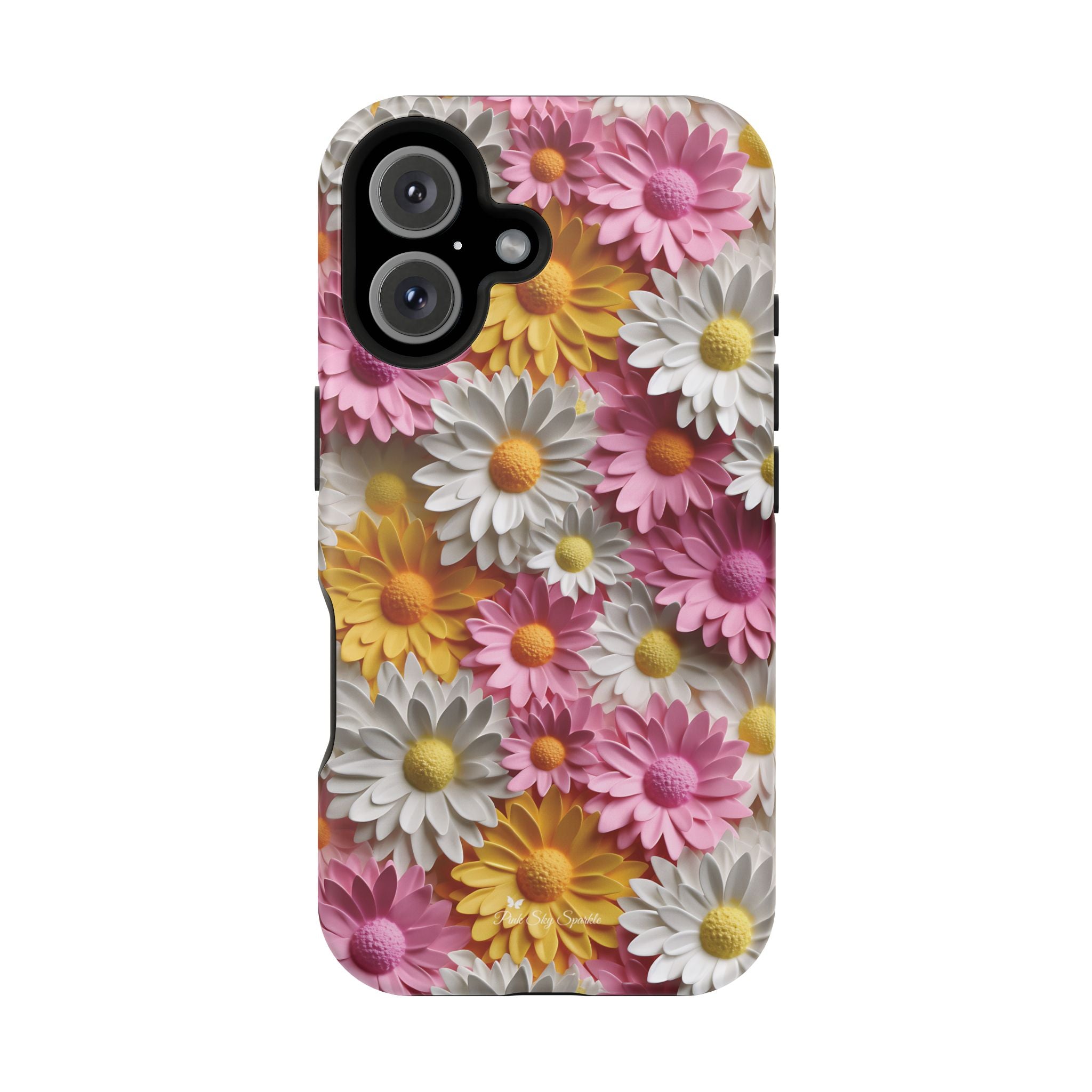 Daisy Pop Magnetic iPhone Case - Vibrant Daisy Design for Stylish Protection