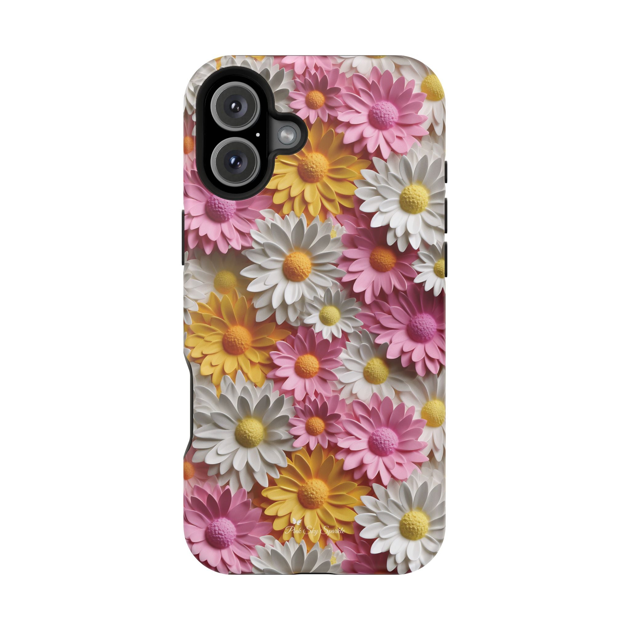 Daisy Pop Magnetic iPhone Case - Vibrant Daisy Design for Stylish Protection