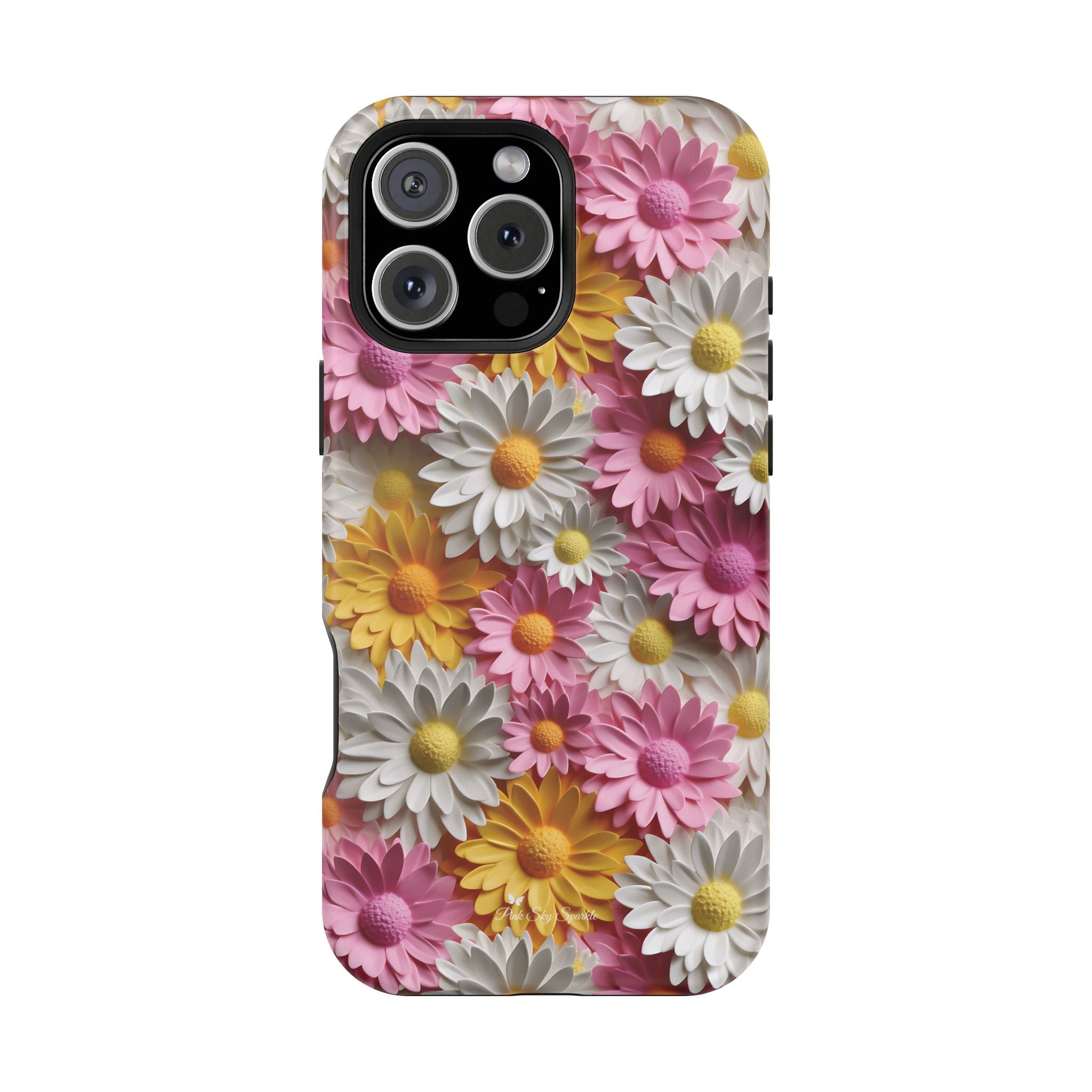 Daisy Pop Magnetic iPhone Case - Vibrant Daisy Design for Stylish Protection