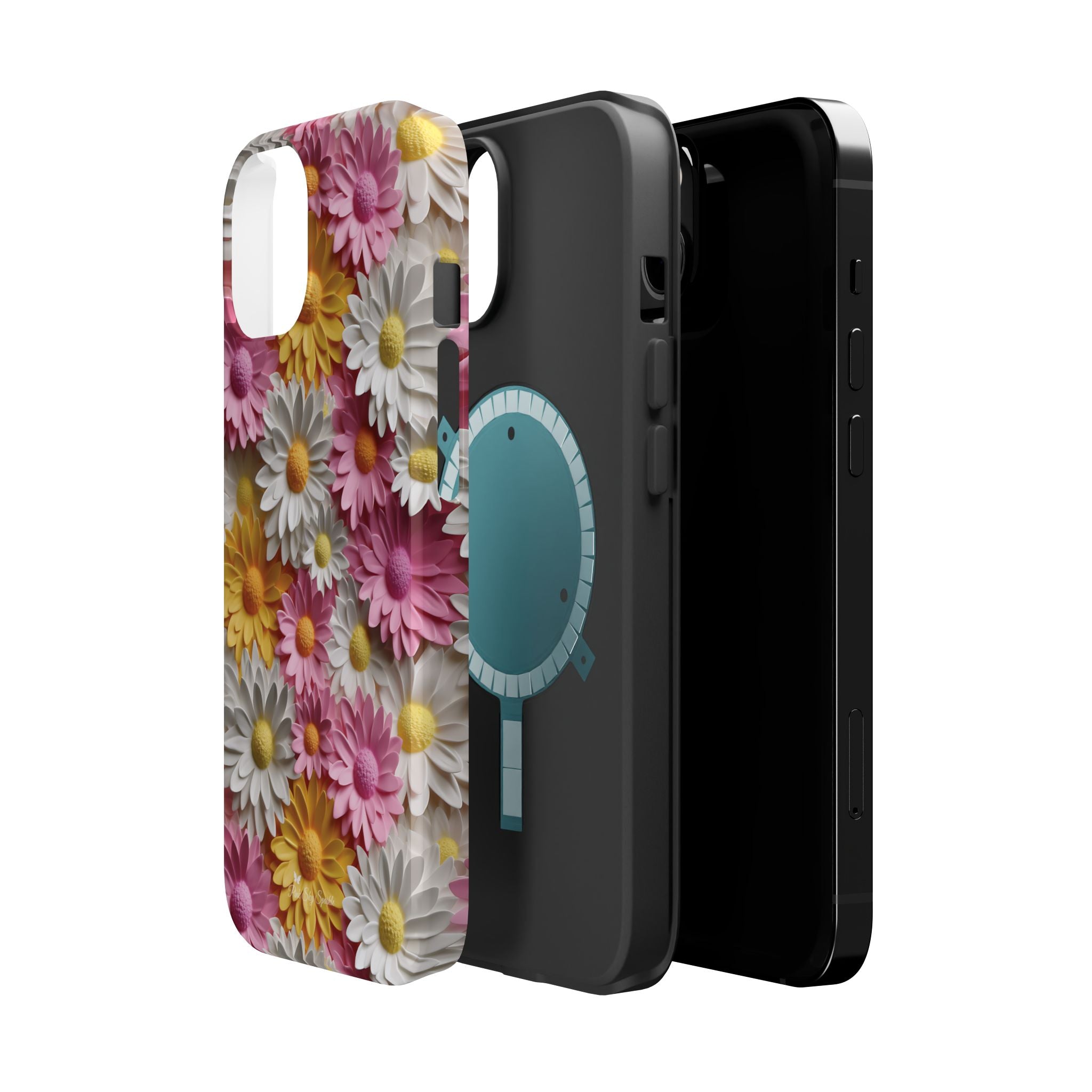 Daisy Pop Magnetic iPhone Case - Vibrant Daisy Design for Stylish Protection