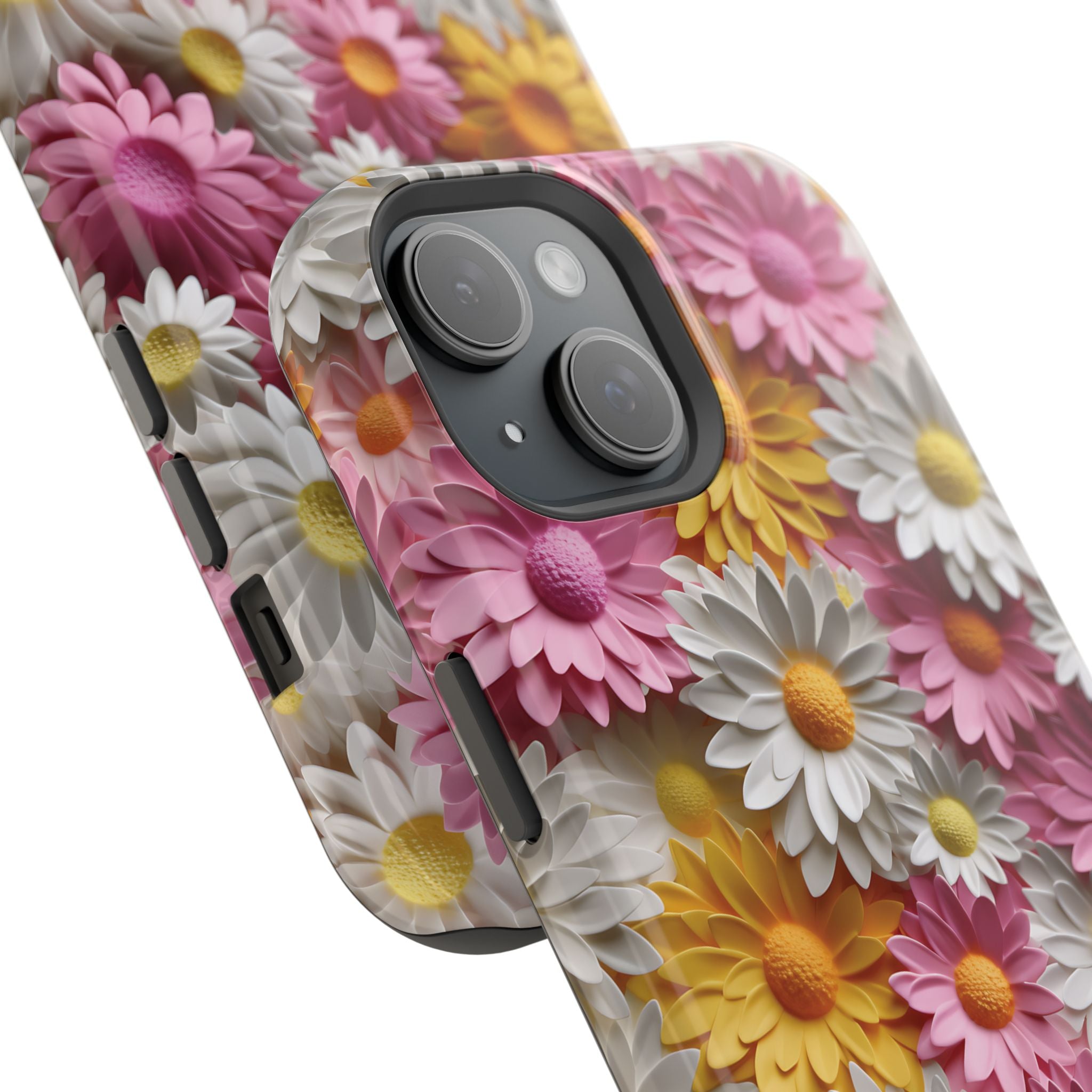 Daisy Pop Magnetic iPhone Case - Vibrant Daisy Design for Stylish Protection