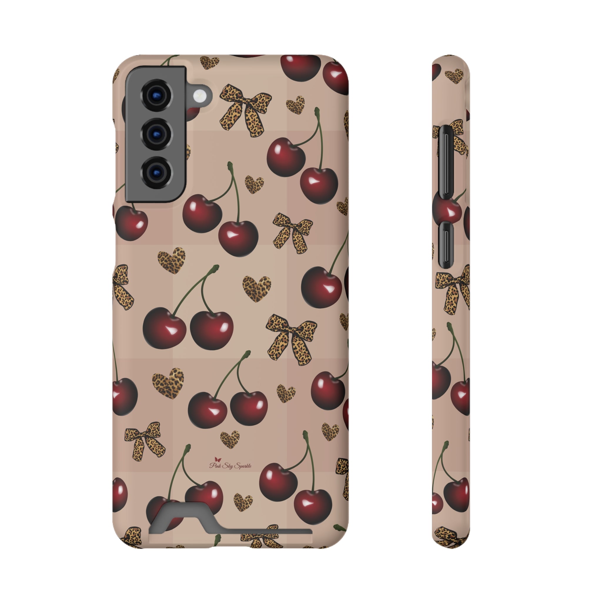 Fierce Cherries Samsung Galaxy Case With Card Slot