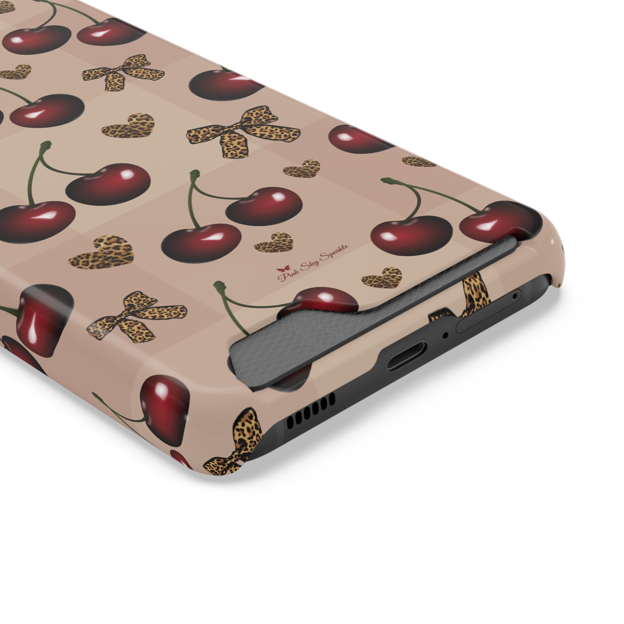 Fierce Cherries Samsung Galaxy Case With Card Slot