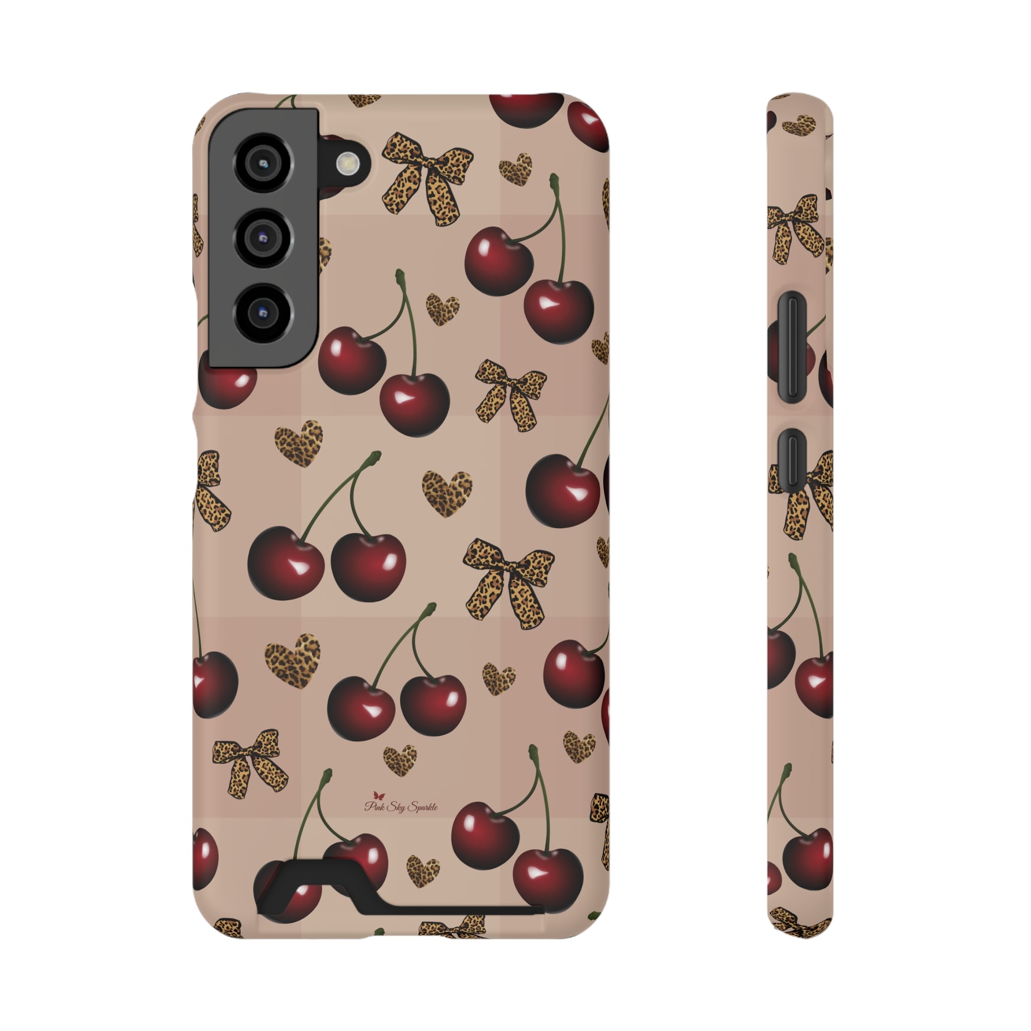 Fierce Cherries Samsung Galaxy Case With Card Slot