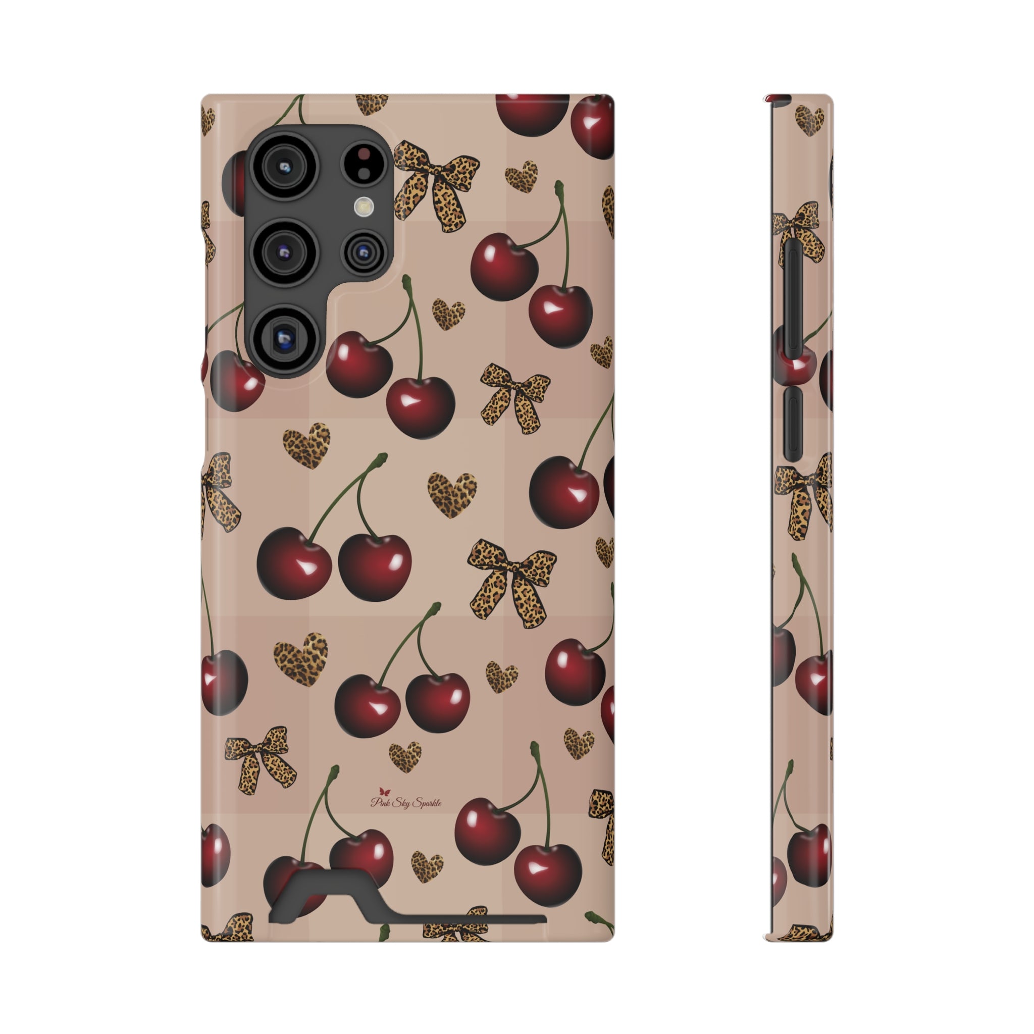 Fierce Cherries Samsung Galaxy Case With Card Slot
