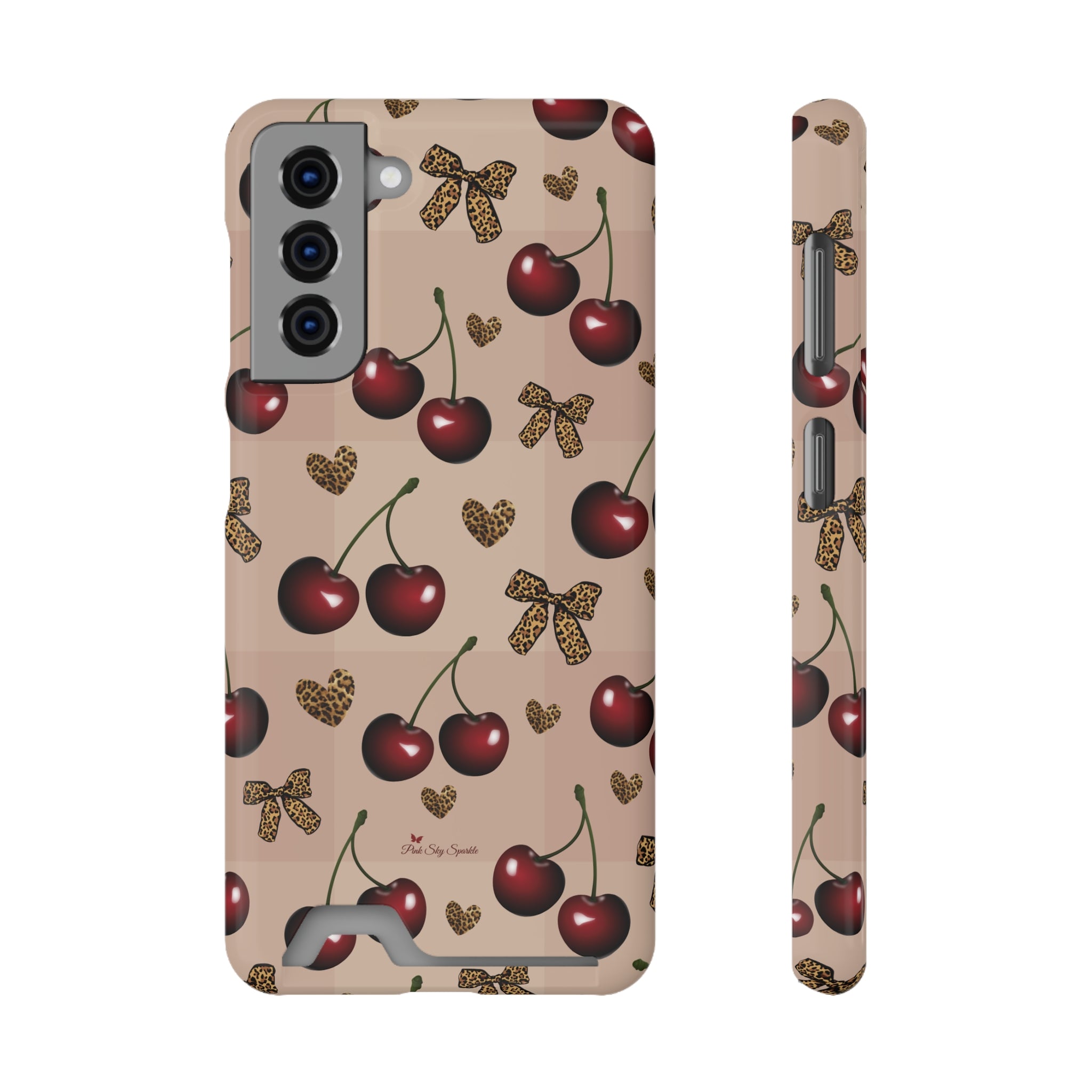 Fierce Cherries Samsung Galaxy Case With Card Slot