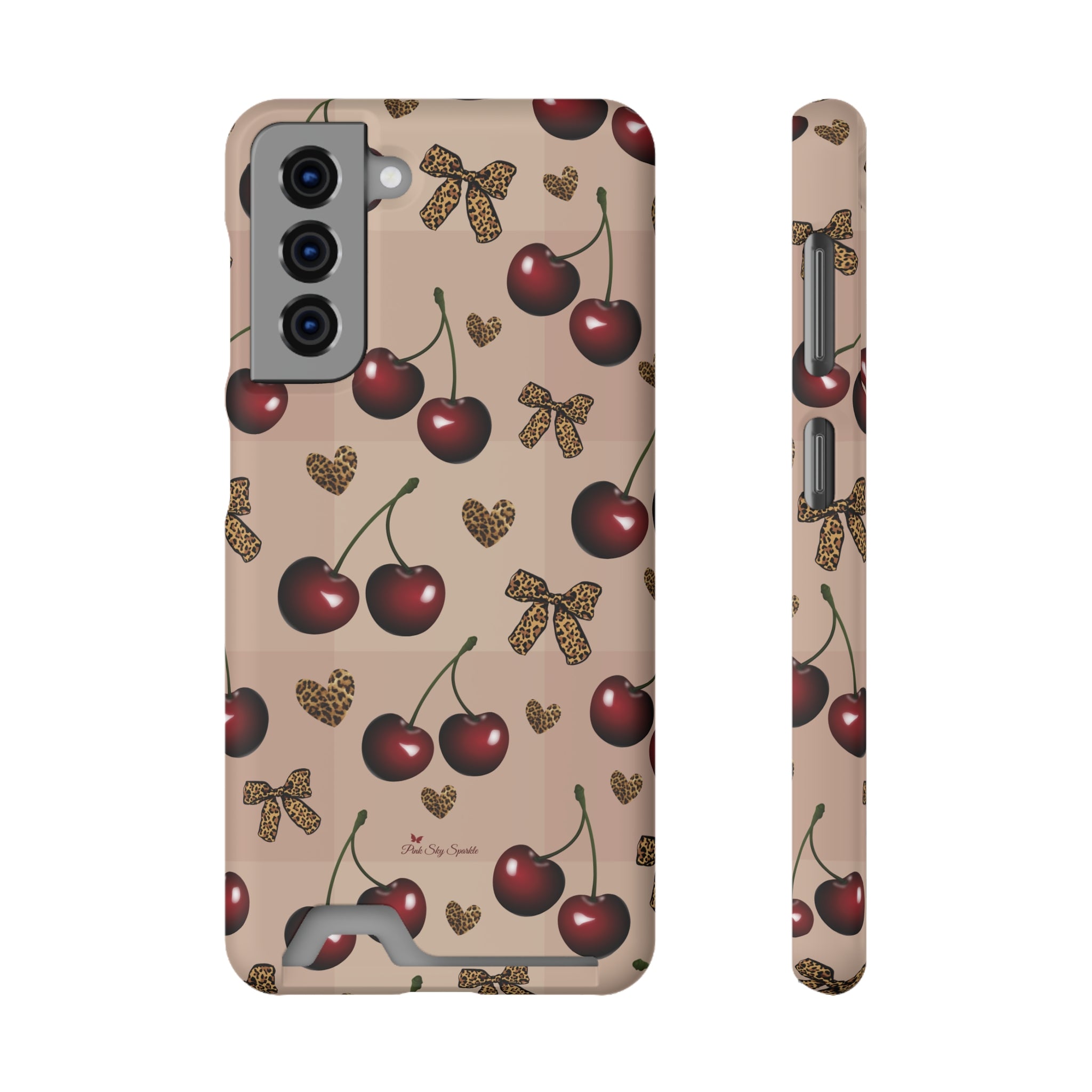 Fierce Cherries Samsung Galaxy Case With Card Slot