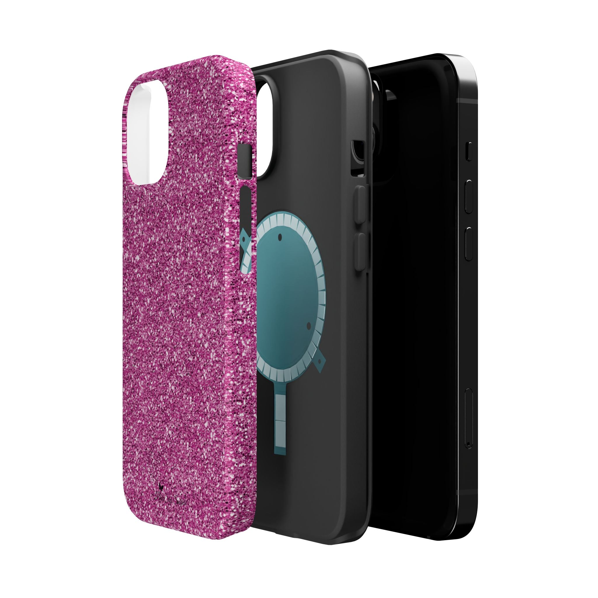 Fuchsia Flash Magnetic iPhone Case