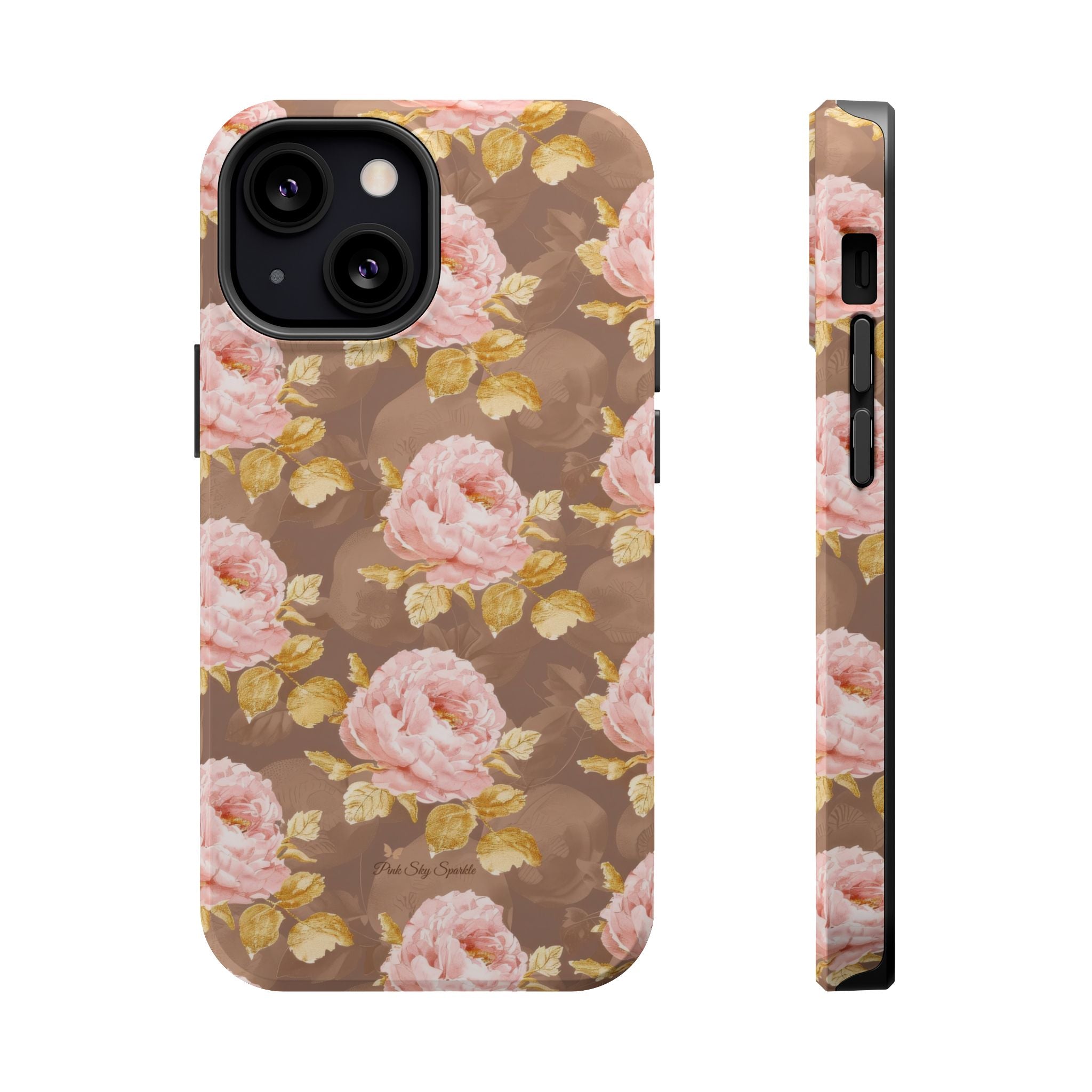 Golden Bloom Magnetic iPhone Case