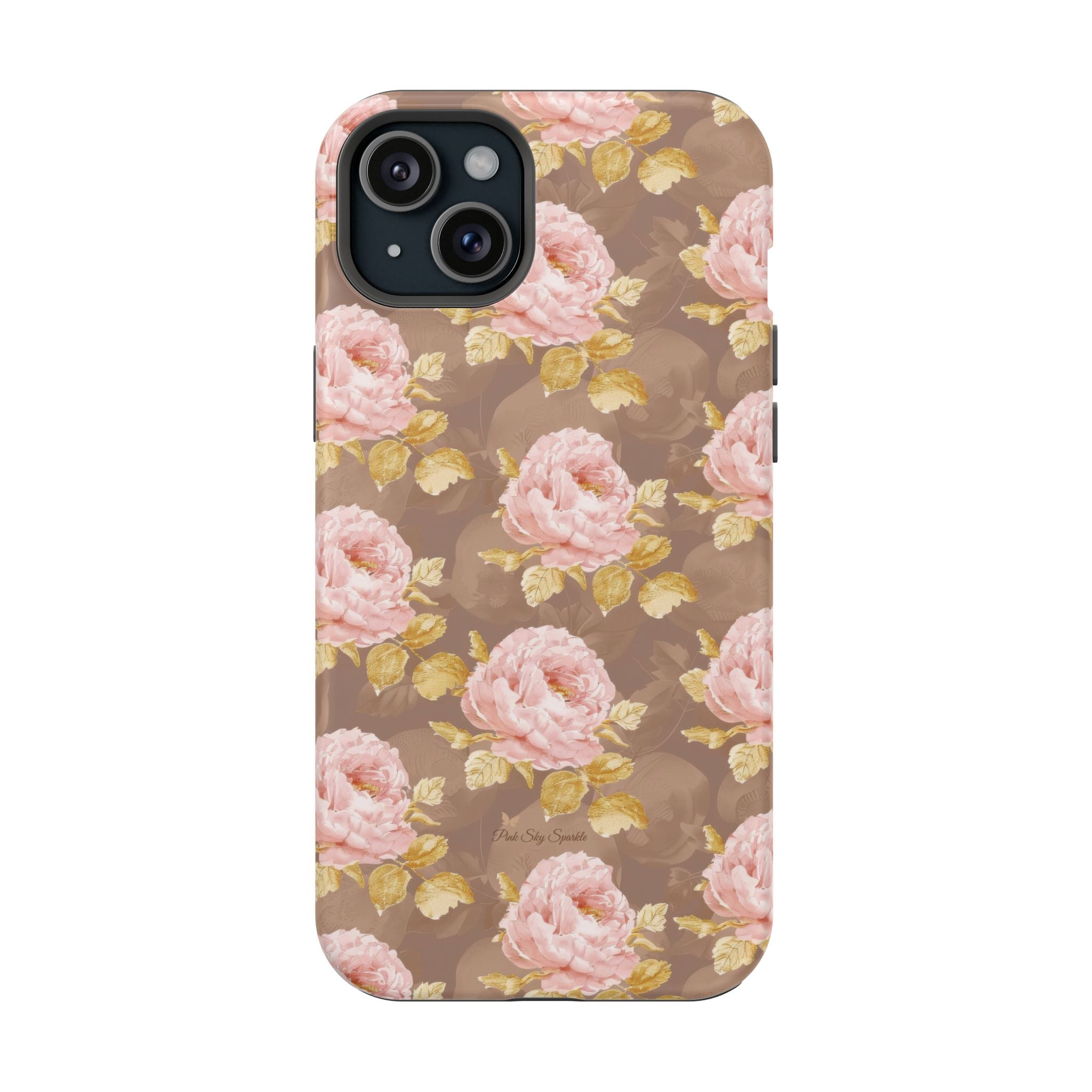 Golden Bloom Magnetic iPhone Case