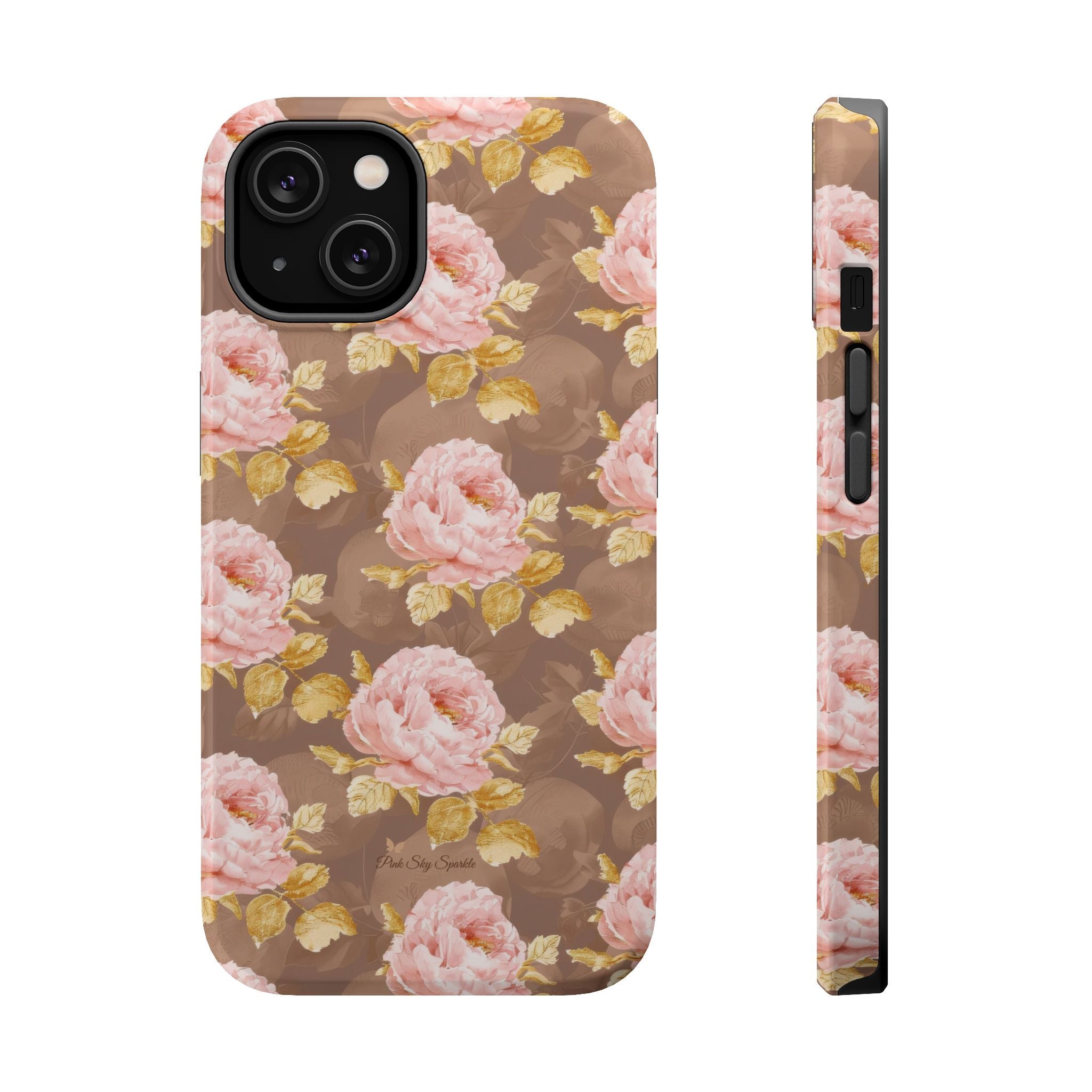 Golden Bloom Magnetic iPhone Case