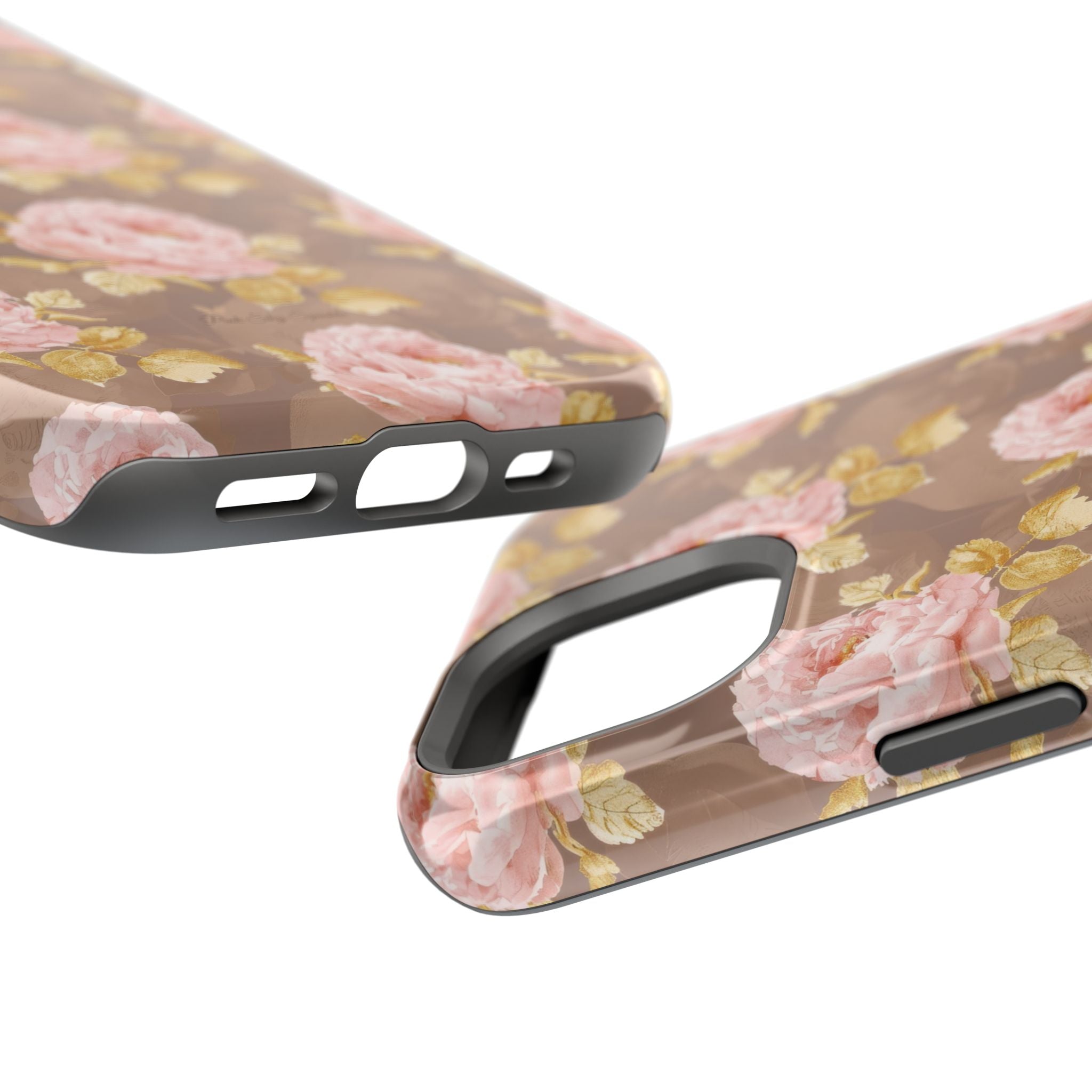 Golden Bloom Magnetic iPhone Case