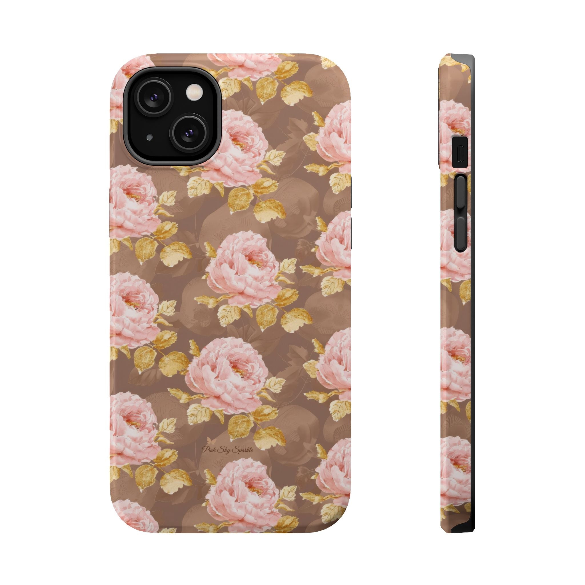 Golden Bloom Magnetic iPhone Case