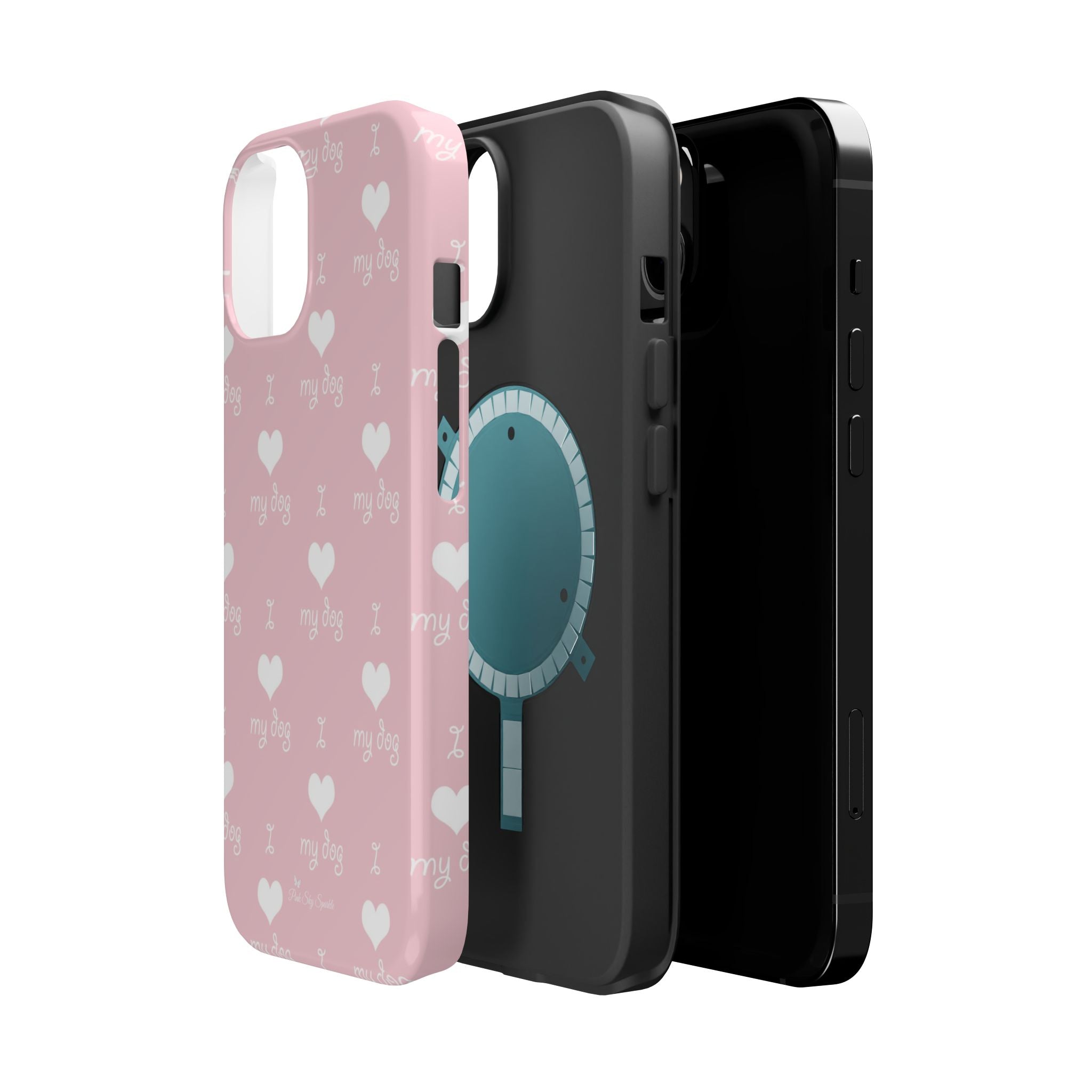 I Love My Dog Magnetic iPhone Case