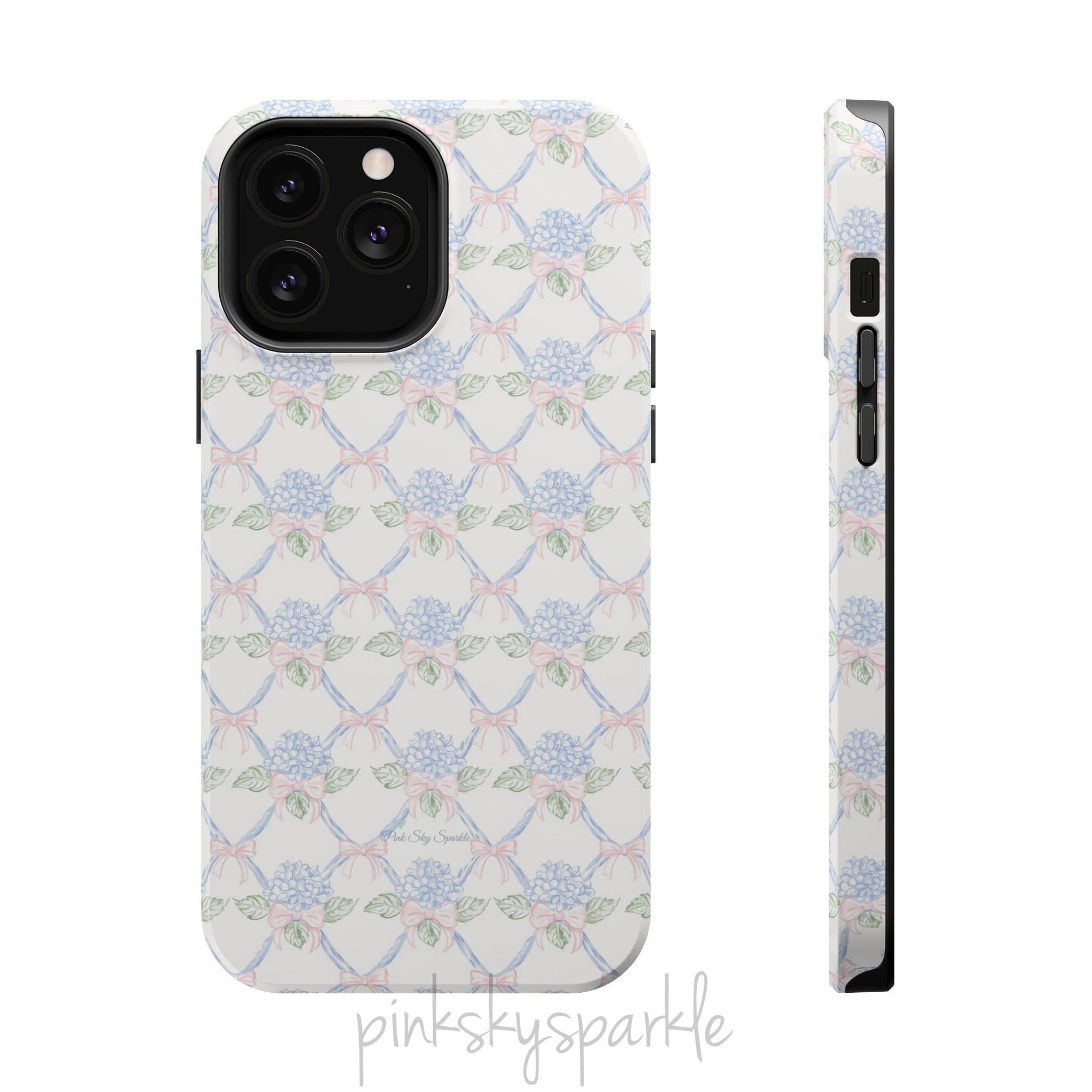 Lattice Coquette Bloom Magnetic iPhone Case