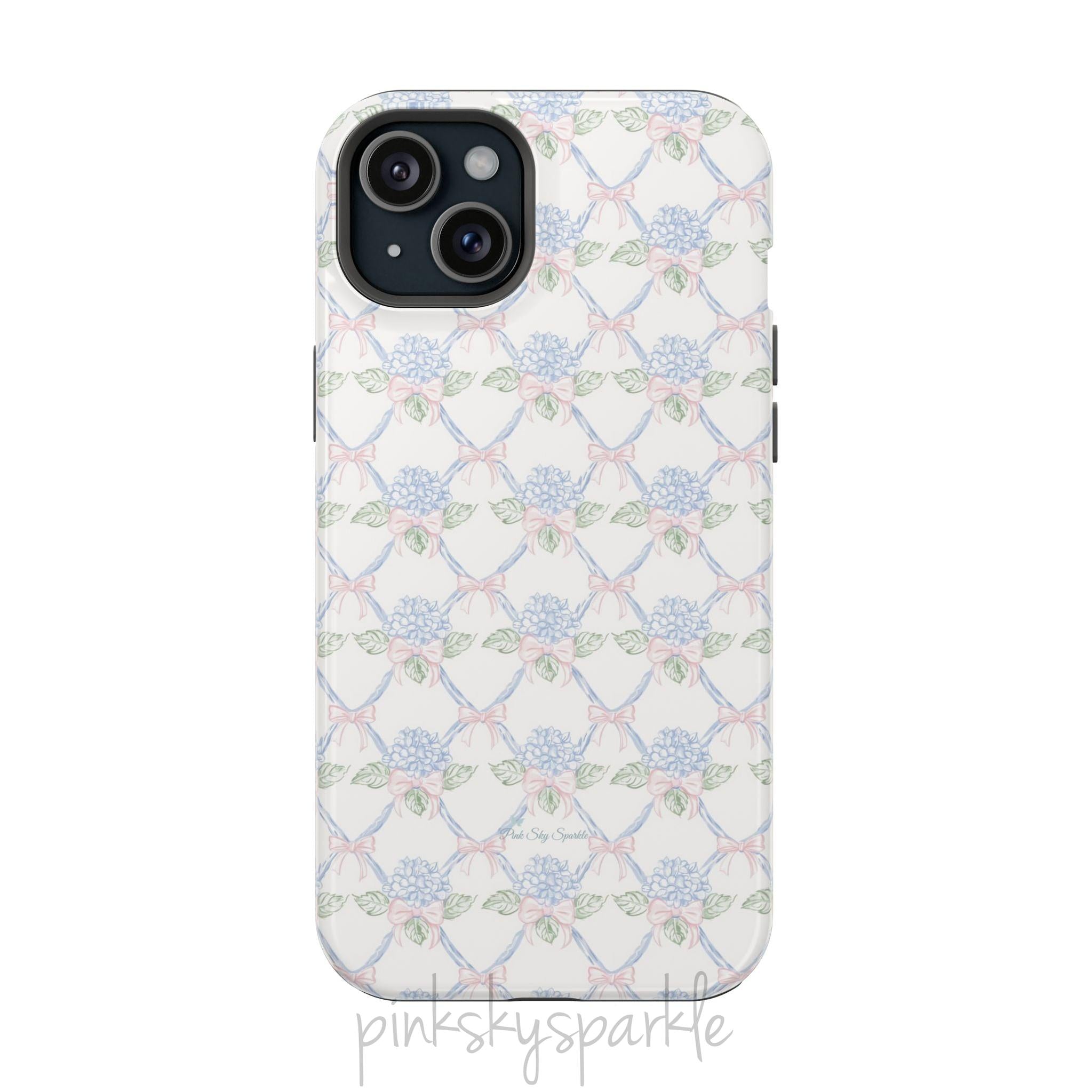 Lattice Coquette Bloom Magnetic iPhone Case