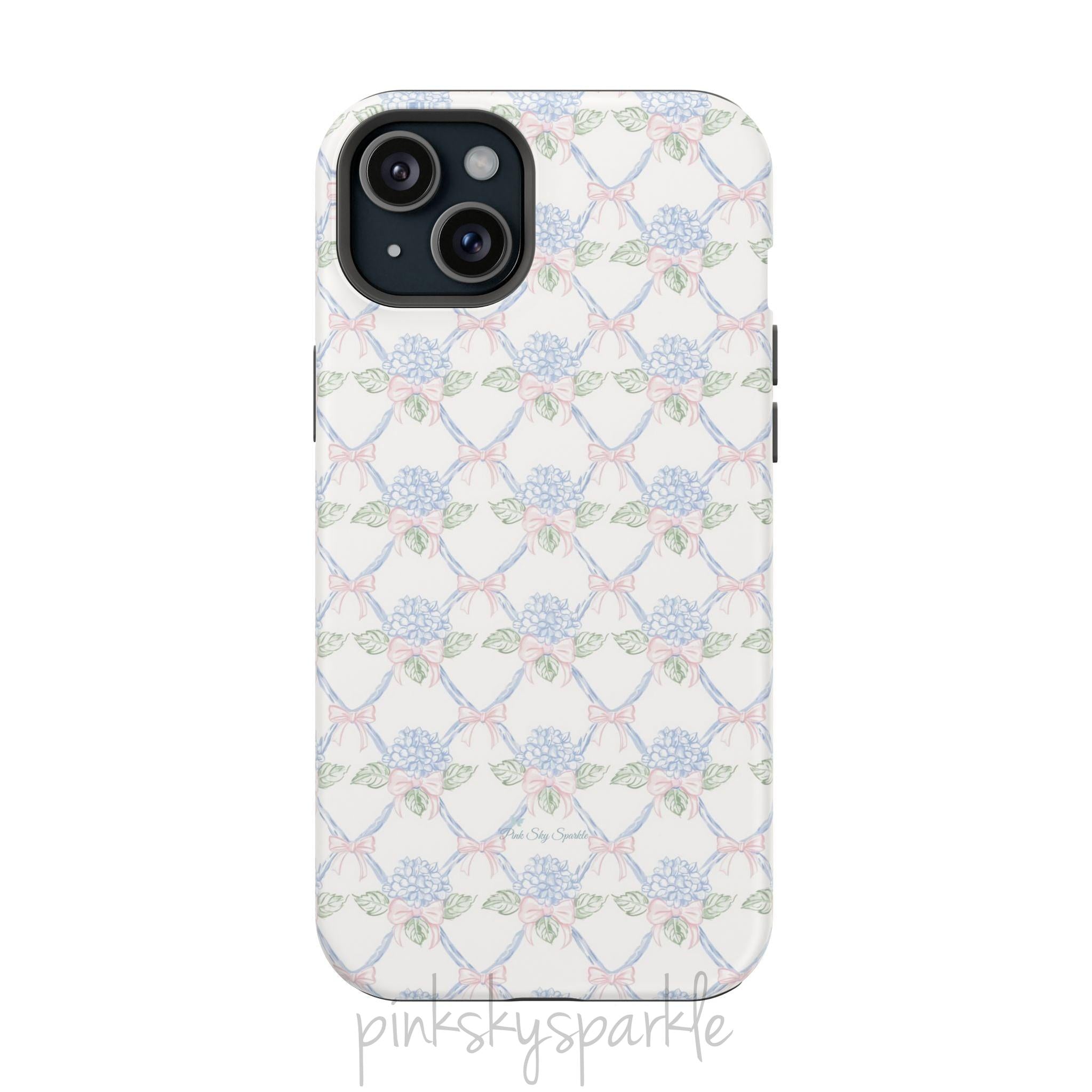 Lattice Coquette Bloom Magnetic iPhone Case